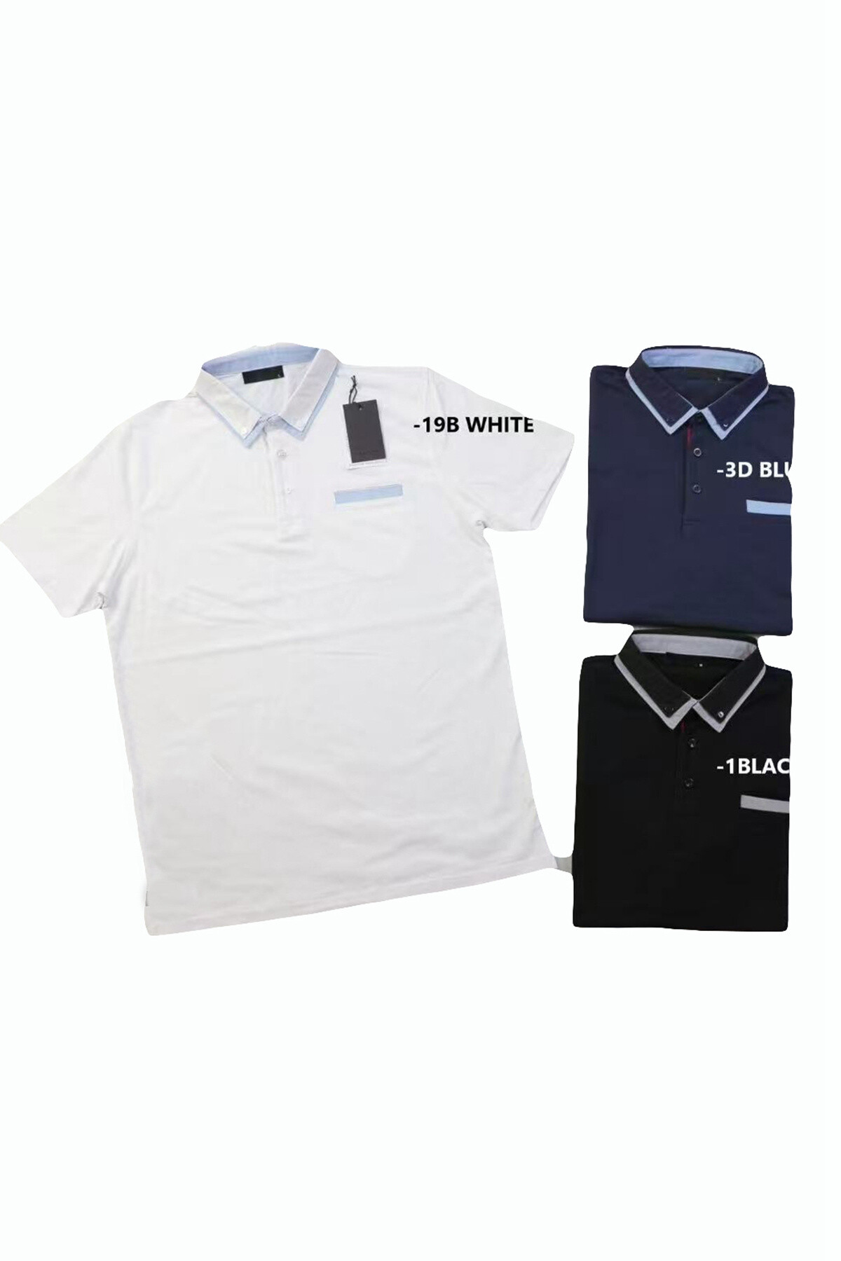 Mayorista Mentex Homme - Polos United Man Bordes de color simple