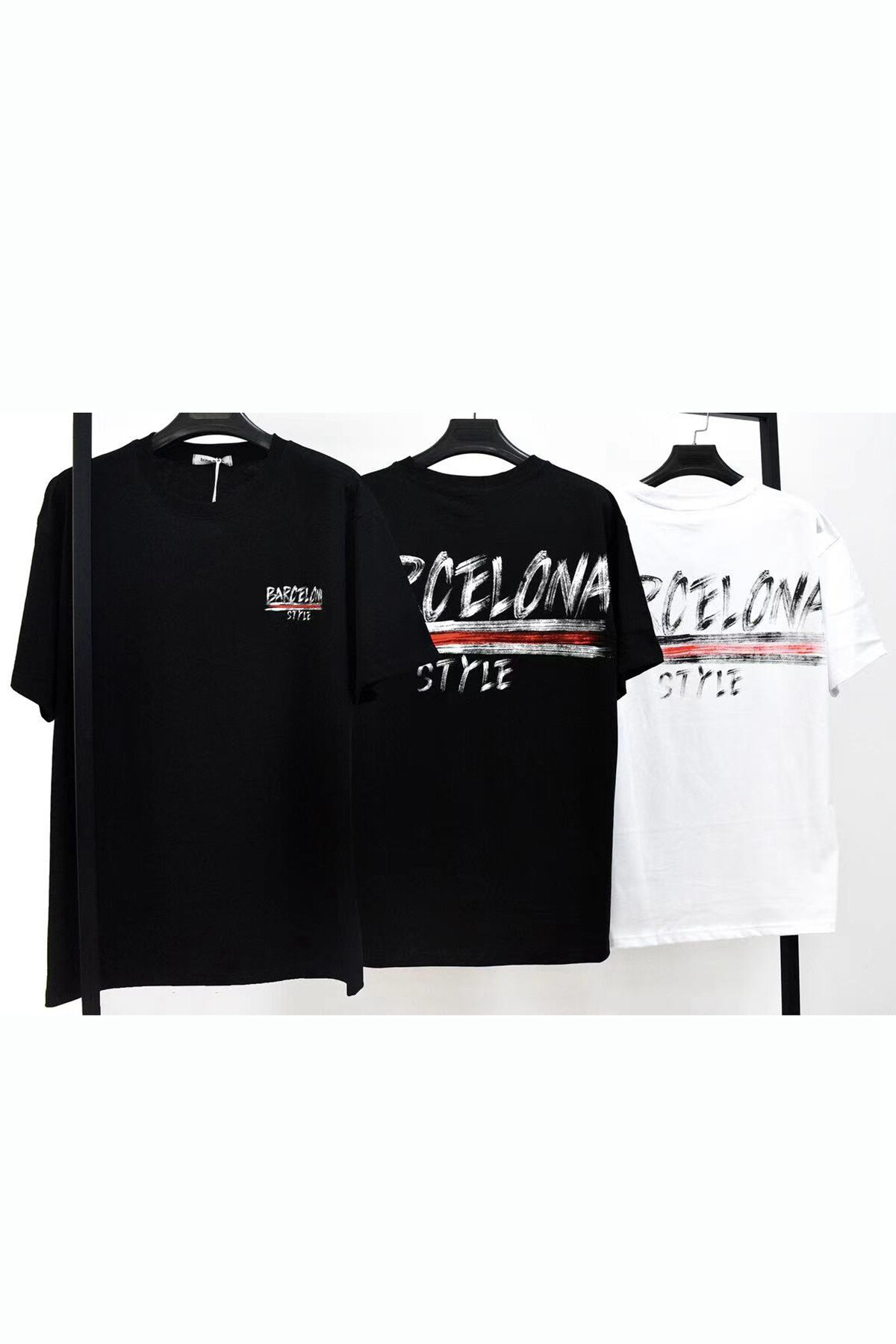 Mayorista Mentex Homme - UNE MAN Camiseta Redonda de cuello redondo "Estilo de Barcelona"
