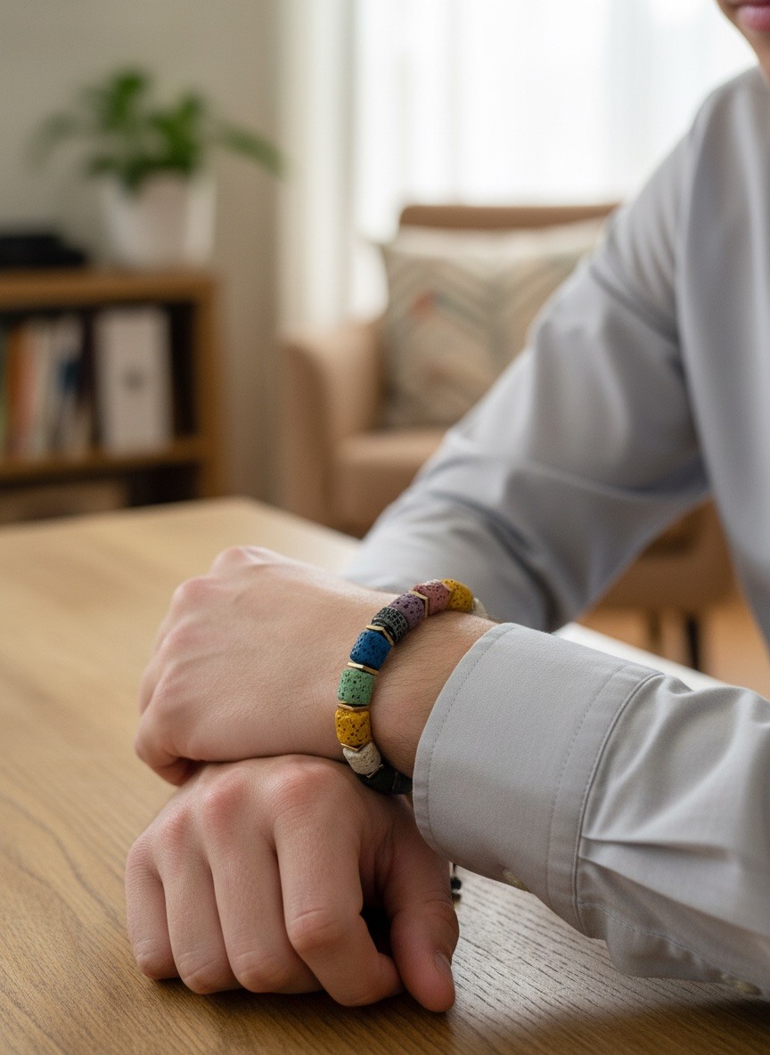 Grossiste Michael John Montres - Bracelets Homme Pierre naturel 9