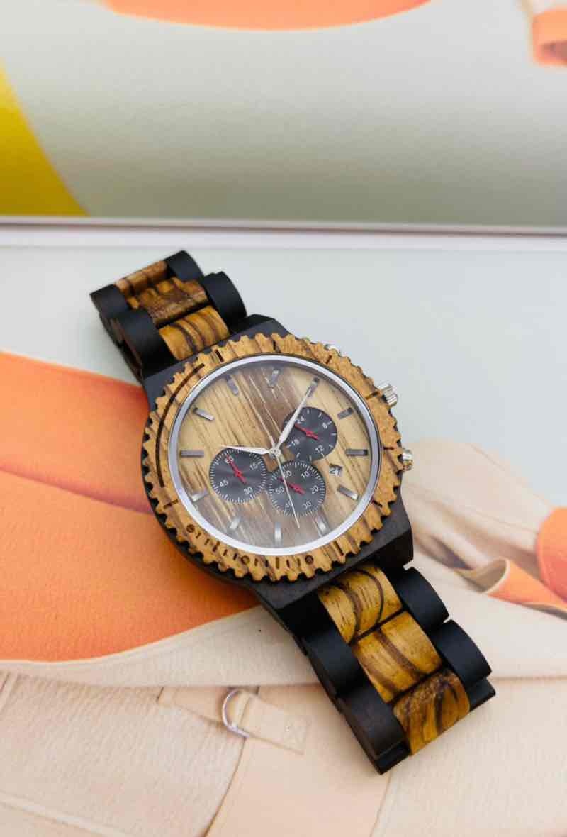 Mayorista Michael John Montres - Bois chrono 1