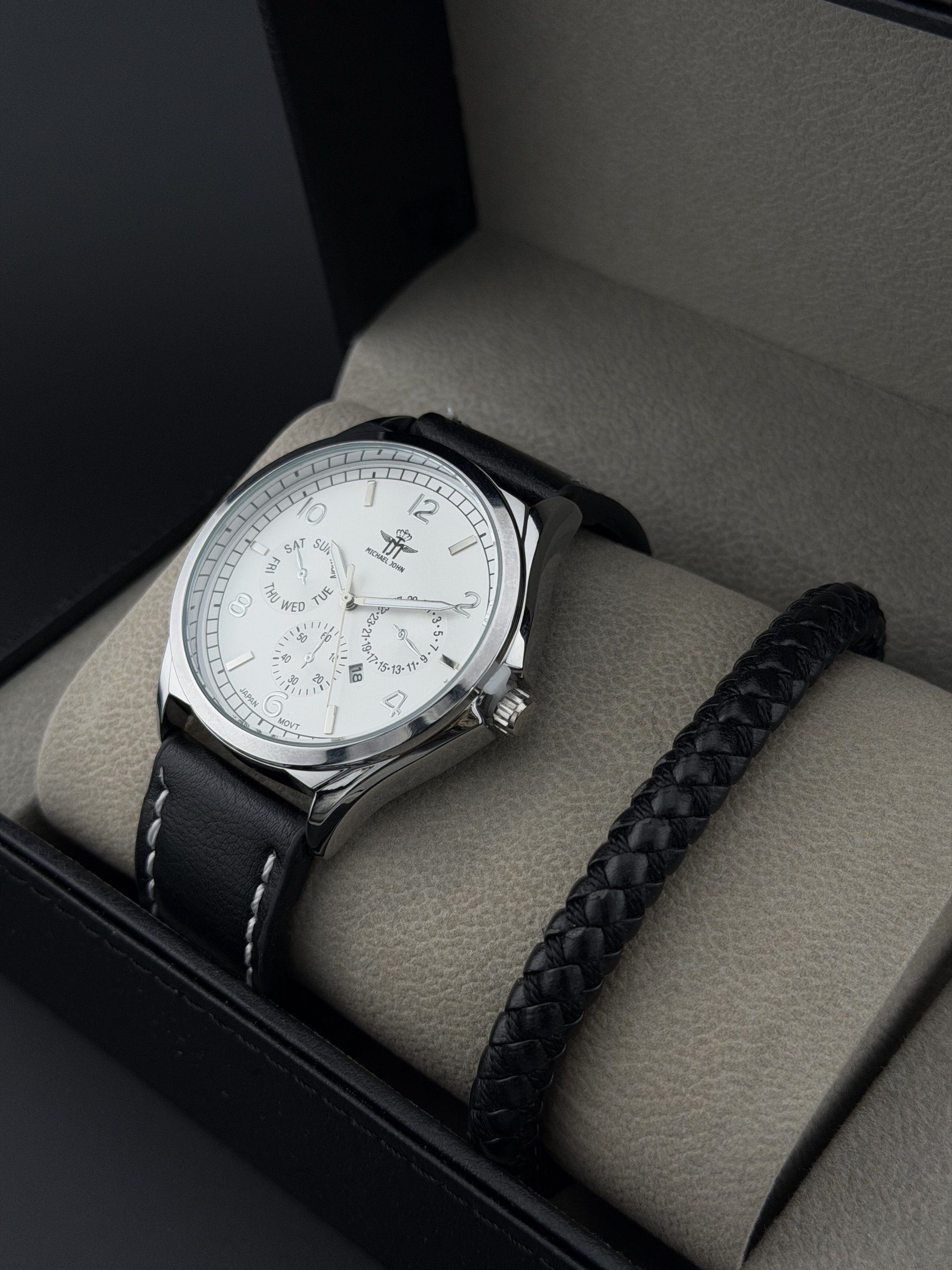 Grossista Michael John Montres - COFANETTO UOMO KH241703 A