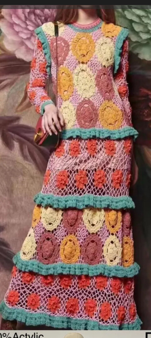 Mayorista Mochy - Vestido de crochet