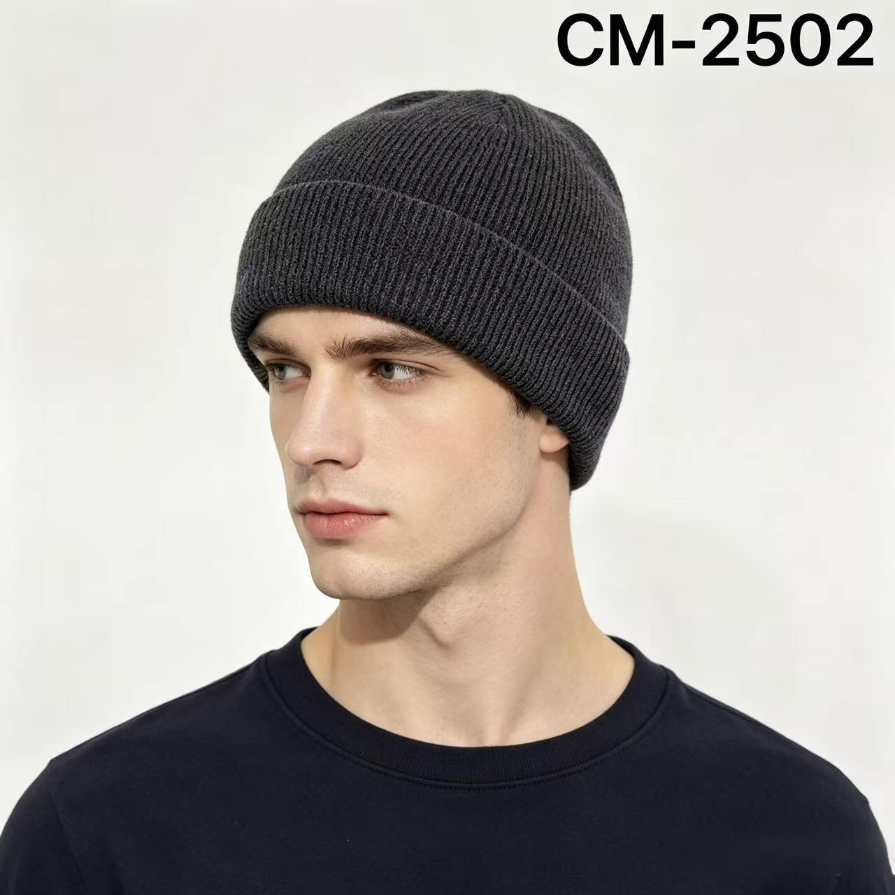 Wholesaler MONTE ALPI - MEN'S KNIT HAT BASIC MODEL FOLDED EDGE SIMPLE AND ESSENTIAL DESIGN WITHOUT DECORATIONS SUITABLE FOR ANY STYLE