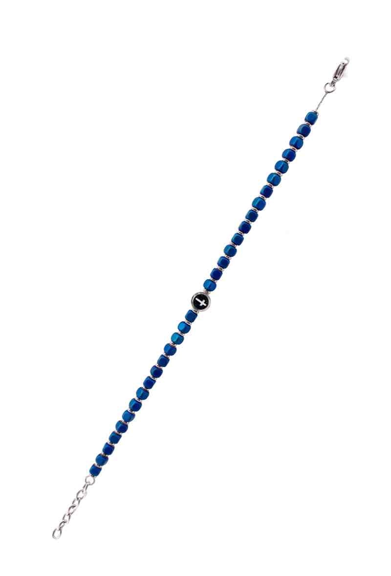 Grossiste MY ACCESSORIES PARIS - Bracelet Homme Acier Croix