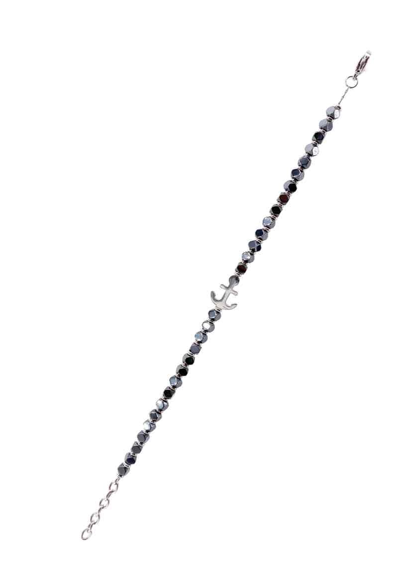 Grossiste MY ACCESSORIES PARIS - Bracelet Homme Acier Ancre Marine