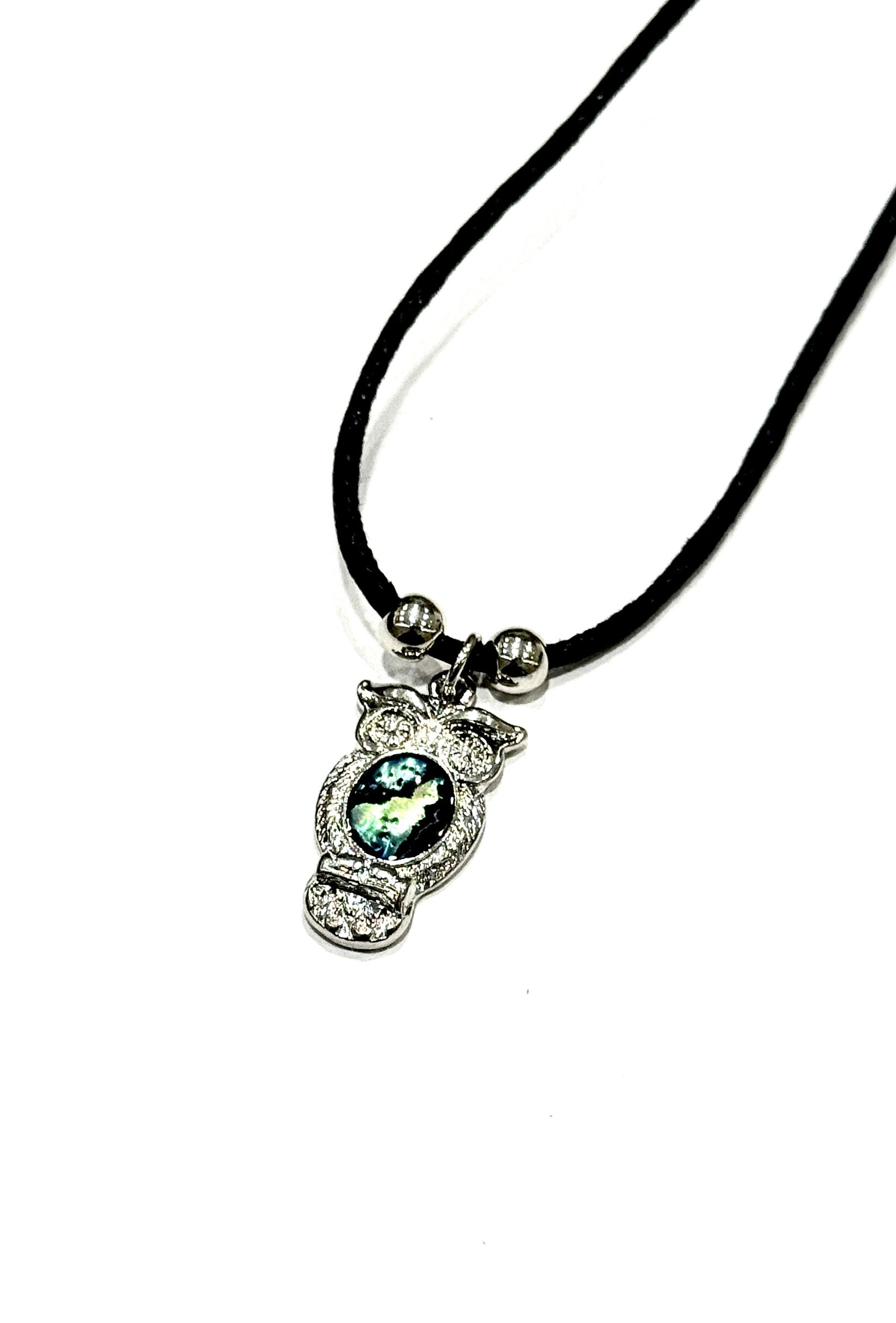 Grossiste MY ACCESSORIES PARIS - COLLIER CORDON PENDENTIF ABALONE