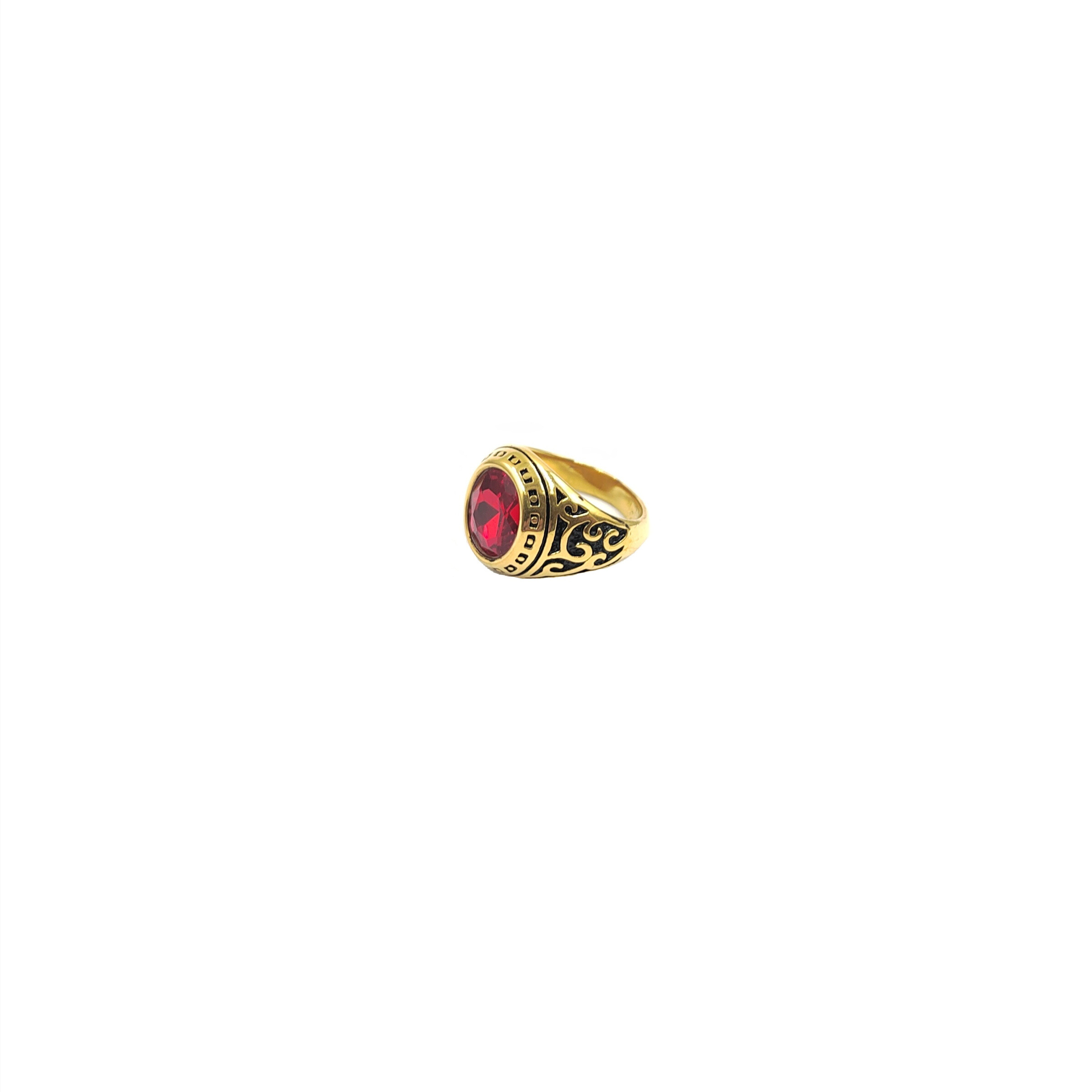 Grossiste MYLENE ET FELIX - Bague cristal différentes couleurs Doré