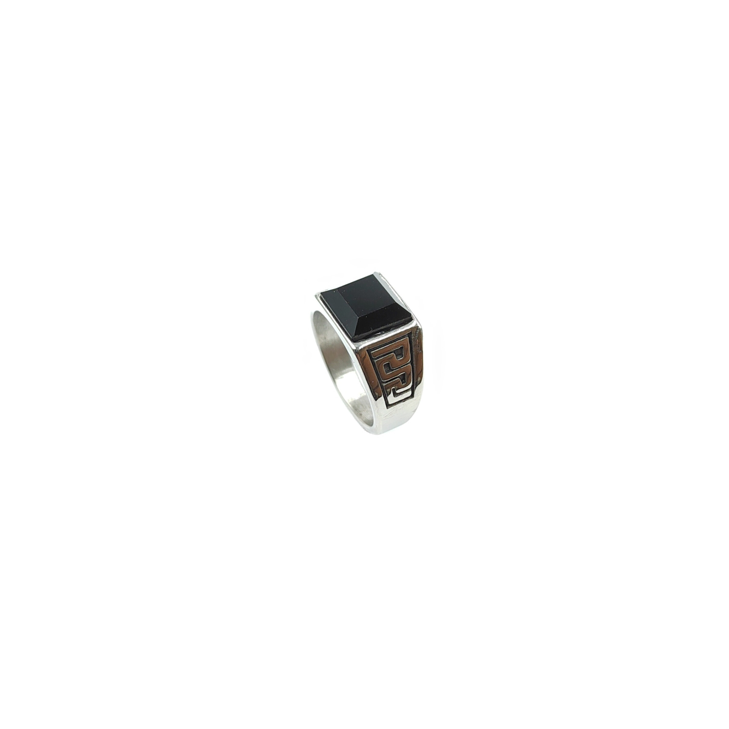 Wholesaler MYLENE ET FELIX - Square ring with black crystal