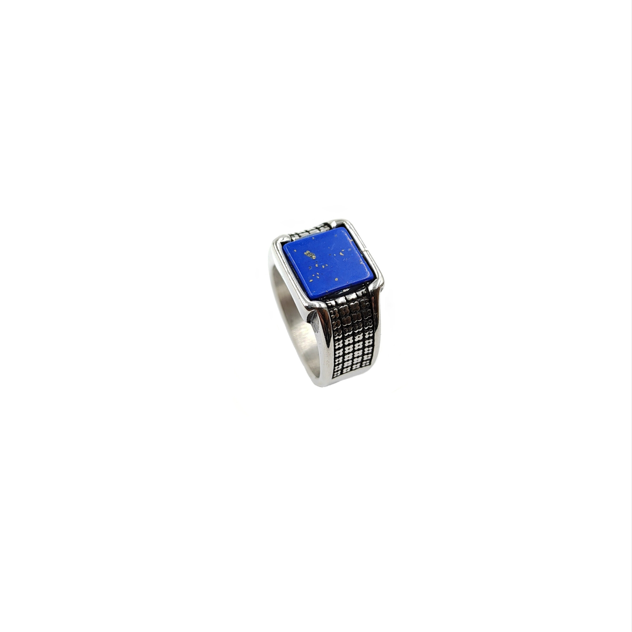 Wholesaler MYLENE ET FELIX - Square Ring Pierre Lapis Lazuli
