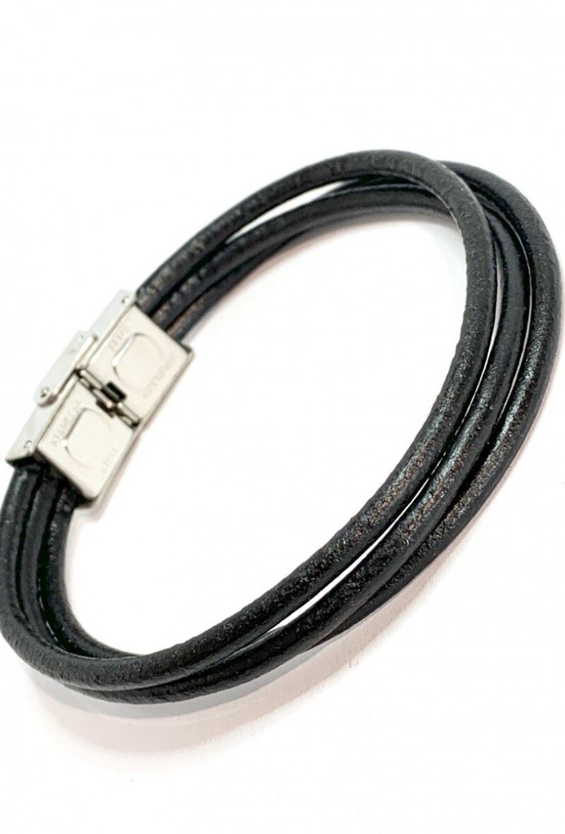 Großhändler MYLENE ET FELIX - Braunes dreifach gewickeltes Lederarmband 206