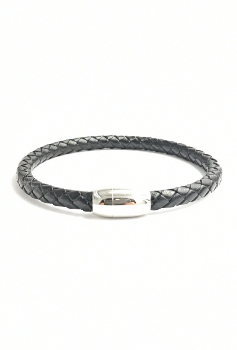 Großhändler MYLENE ET FELIX - Lederarmband Stahl