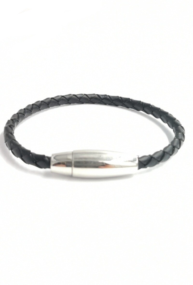 Großhändler MYLENE ET FELIX - Lederarmband Stahl