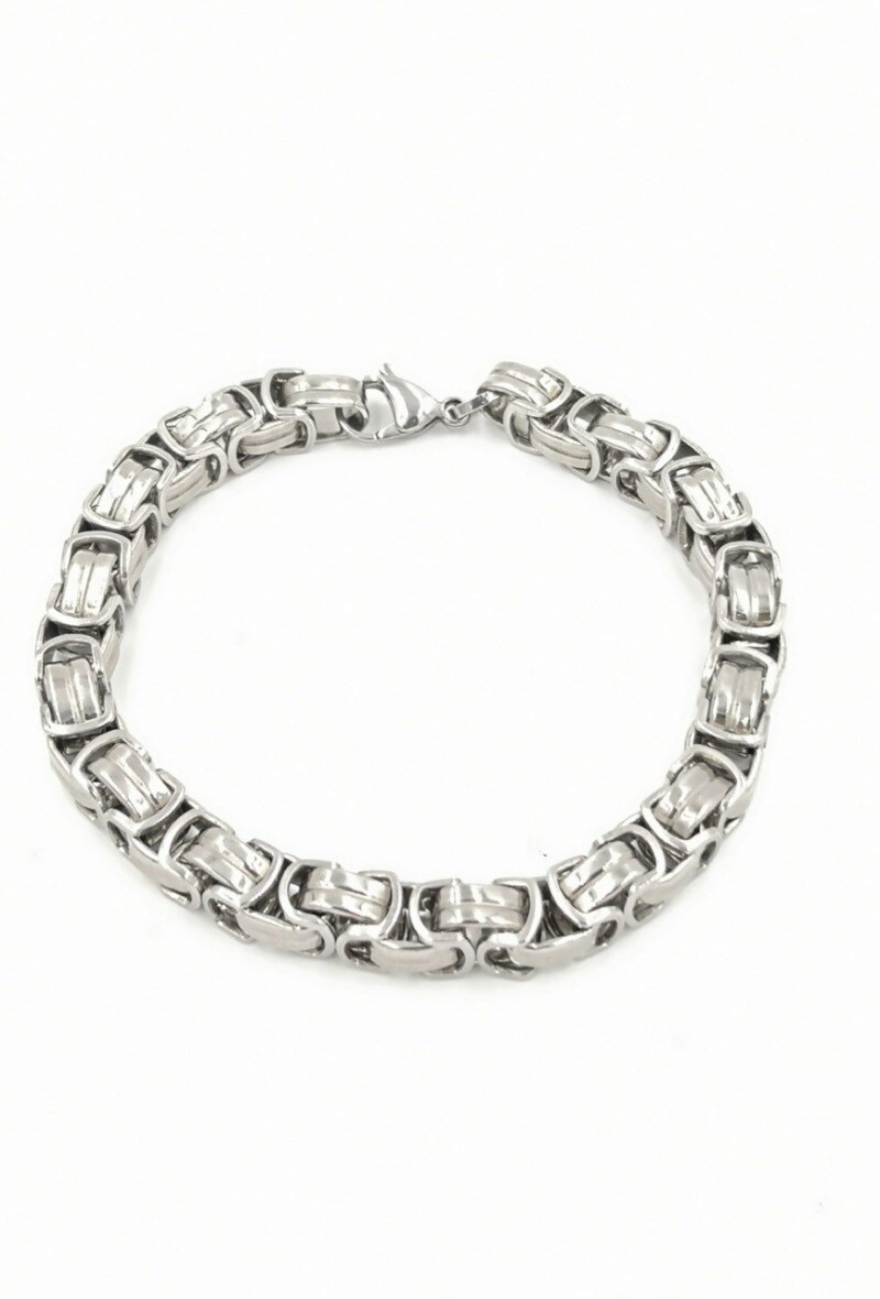 Wholesaler MYLENE ET FELIX - Byzantine chainmail steel bracelet