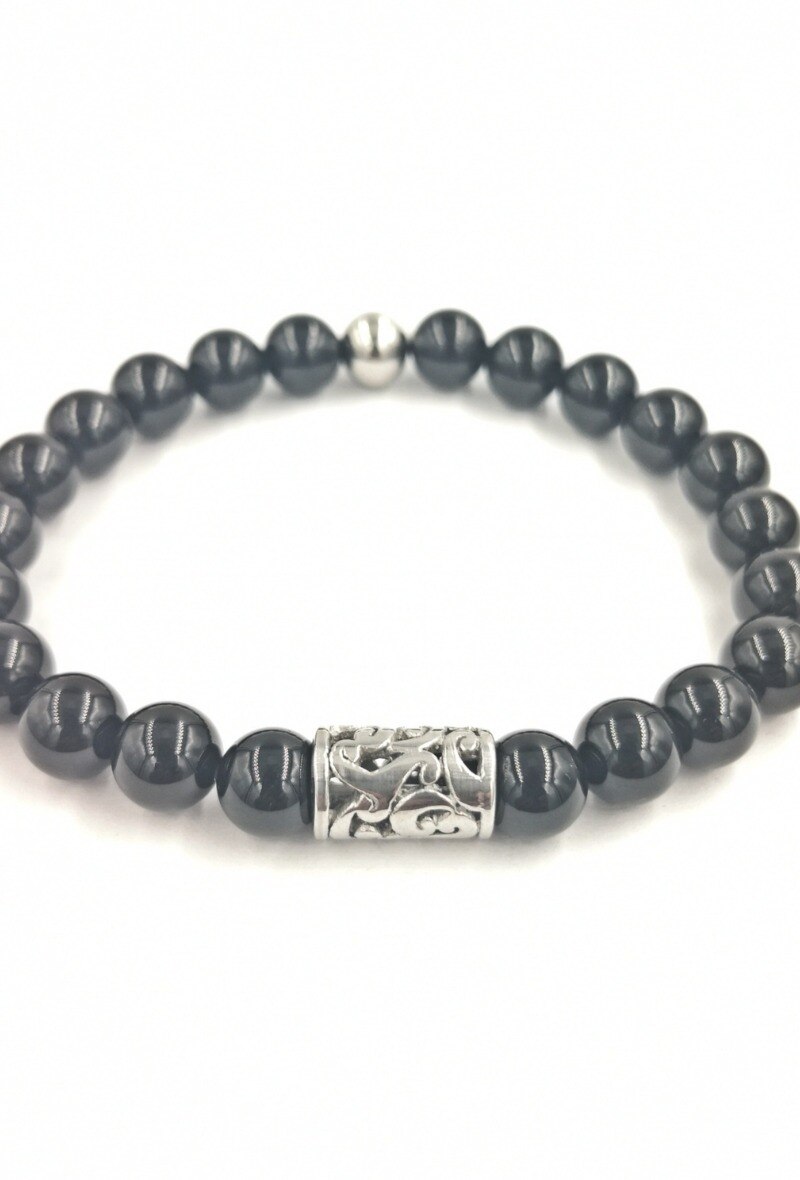 Wholesaler MYLENE ET FELIX - onyx triskell stone bracelet