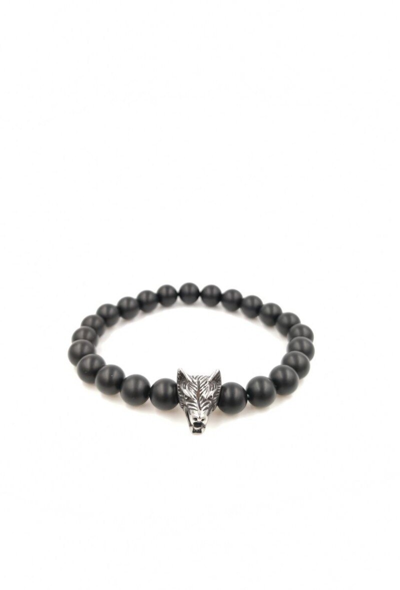 Wholesaler MYLENE ET FELIX - Wolf head stone bracelet