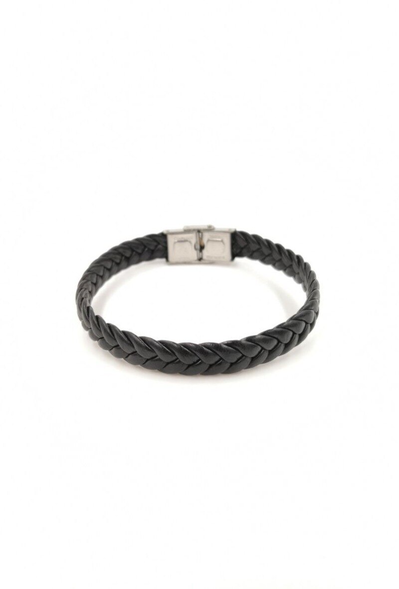Wholesaler MYLENE ET FELIX - Steel faux leather bracelet