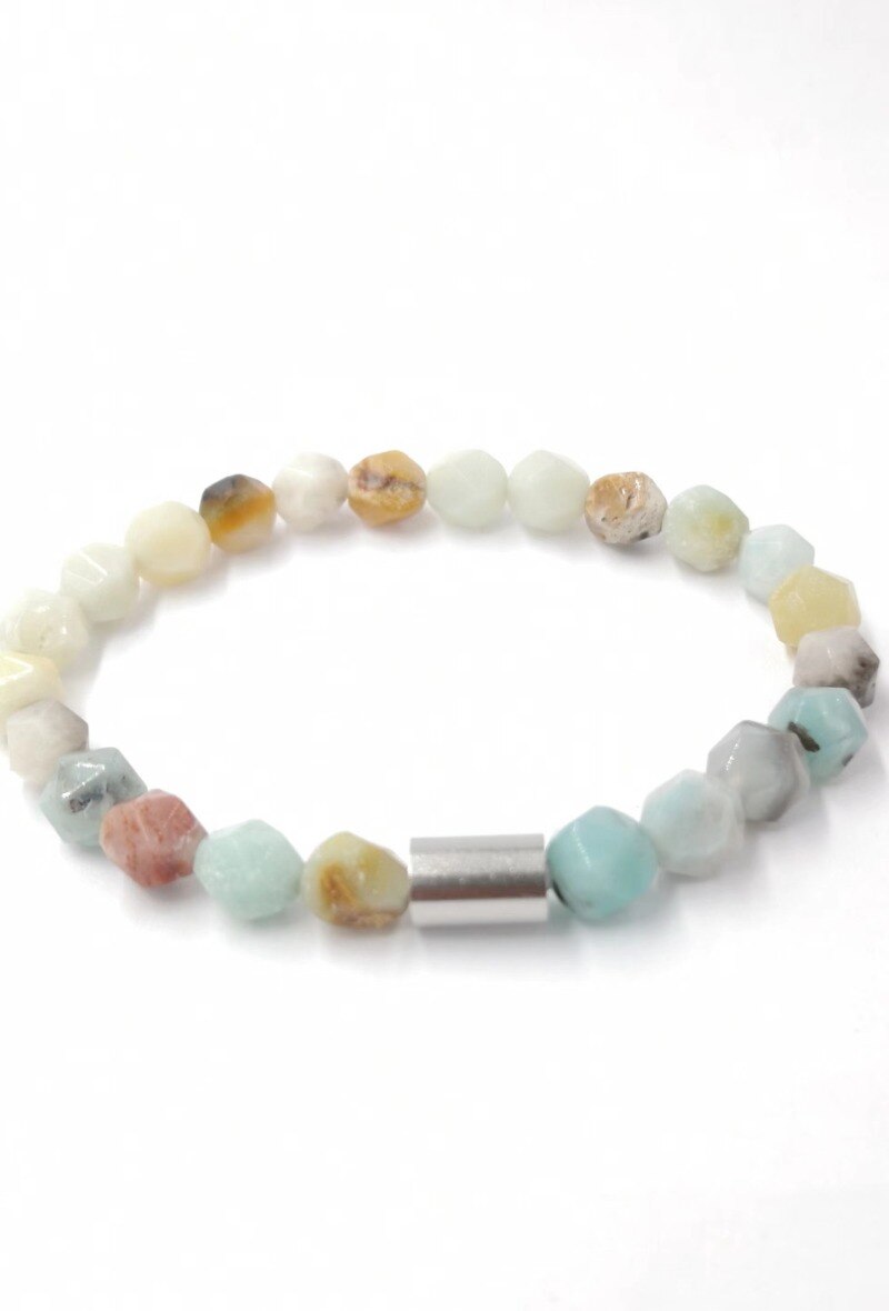 Wholesaler MYLENE ET FELIX - Stone and steel bracelet