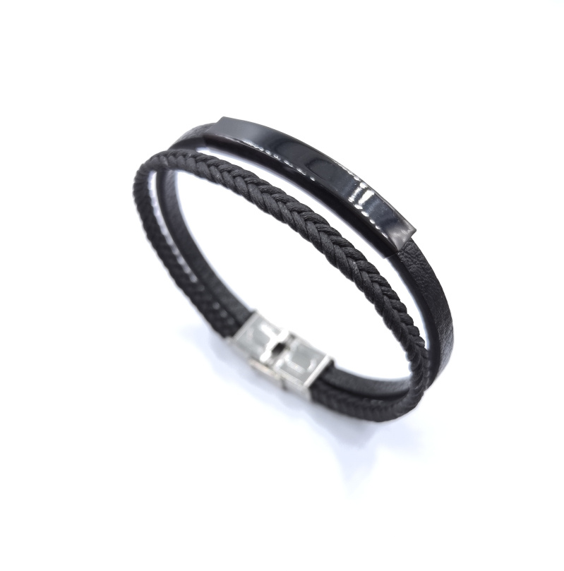 Großhändler MYLENE ET FELIX - Doppeltes Lederarmband