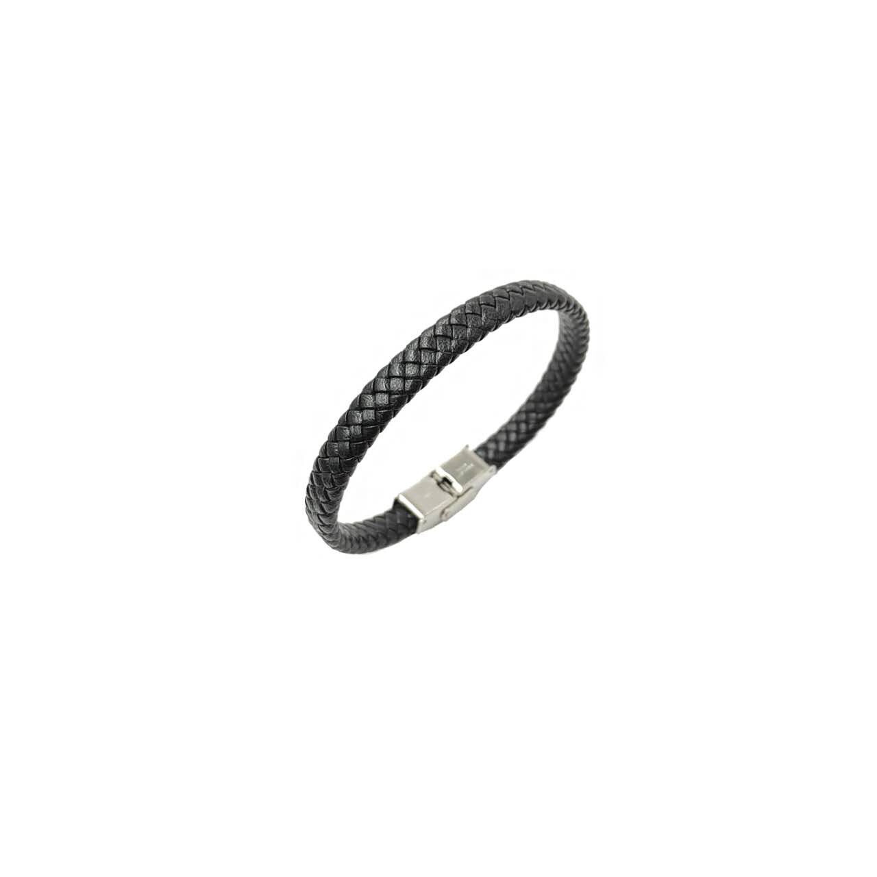 Wholesaler MYLENE ET FELIX - Simple braided leather bracelet