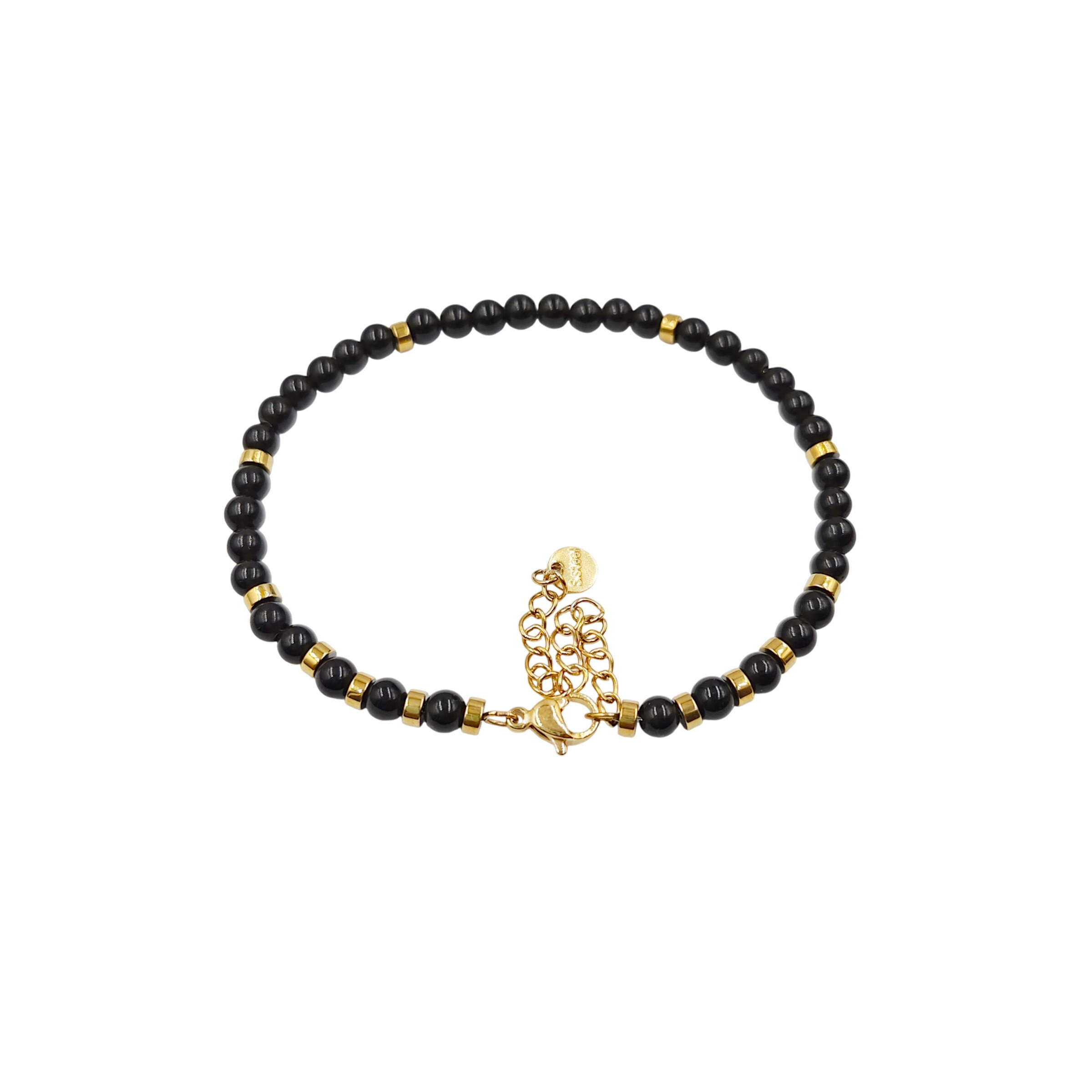 Großhändler MYLENE ET FELIX - Onyx-Steinarmband