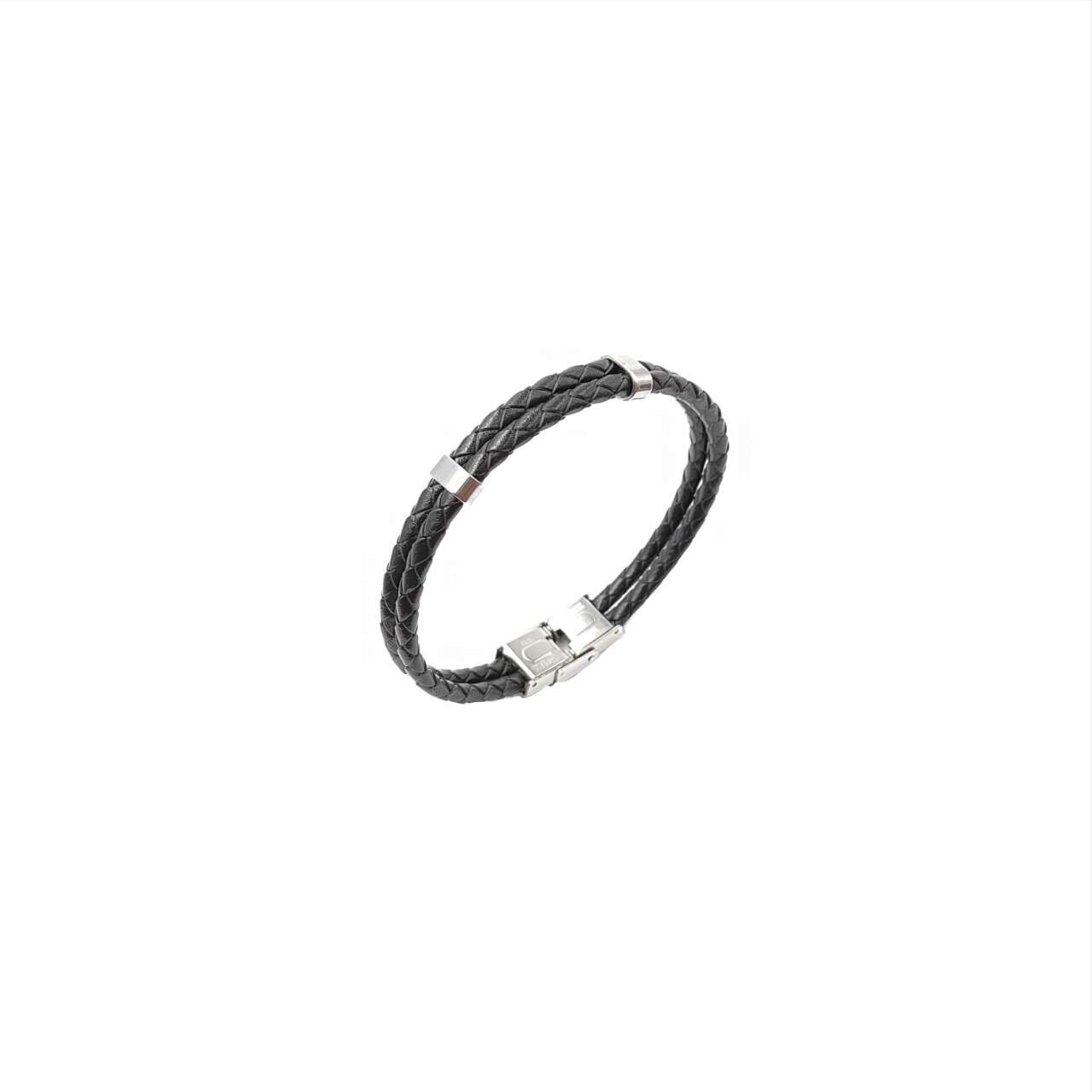 Wholesaler MYLENE ET FELIX - Leather bracelet 2 braided