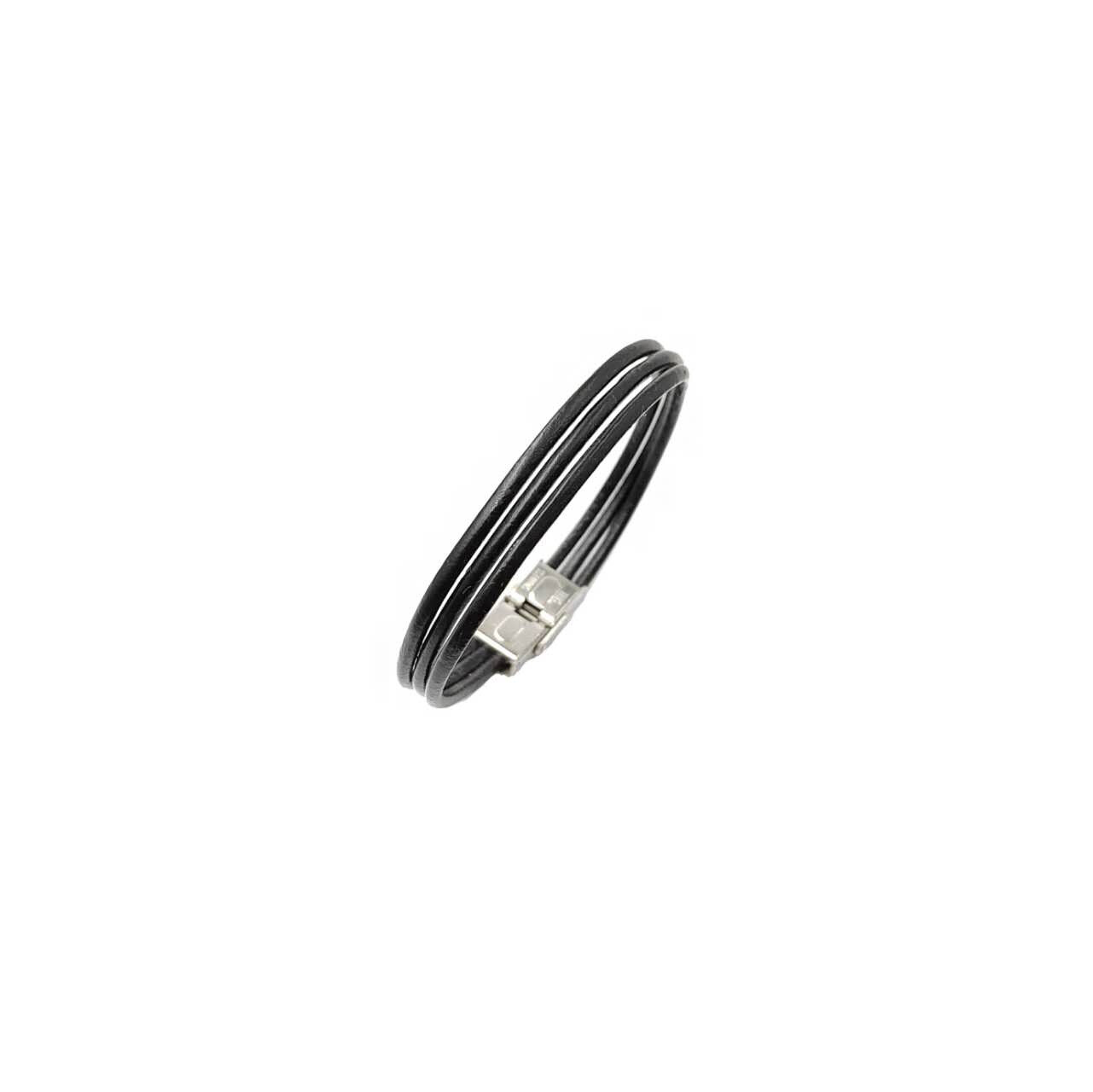 Wholesaler MYLENE ET FELIX - 3 smooth leather bracelet