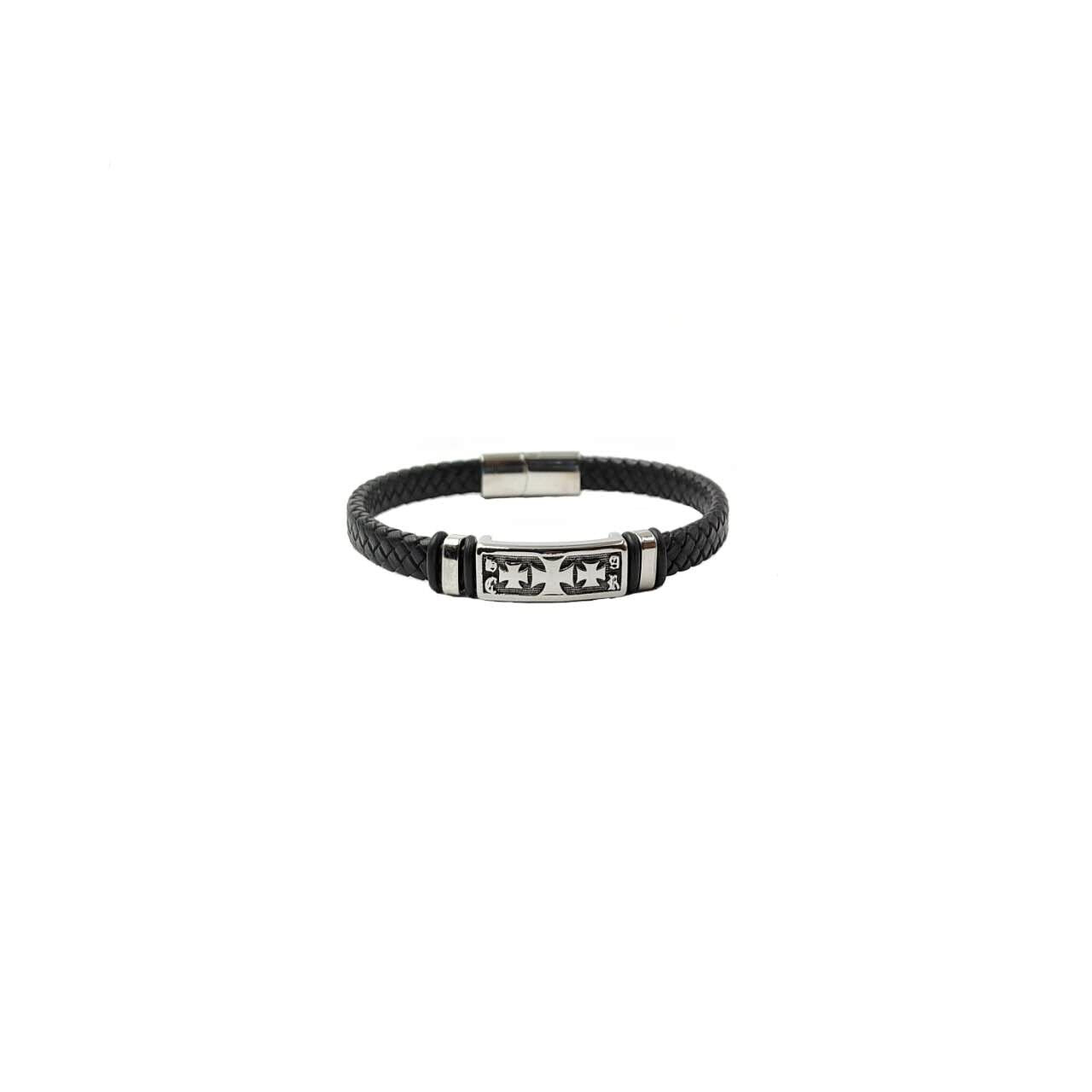 Grossista MYLENE ET FELIX - Bracciale in pelle con motivo a croce