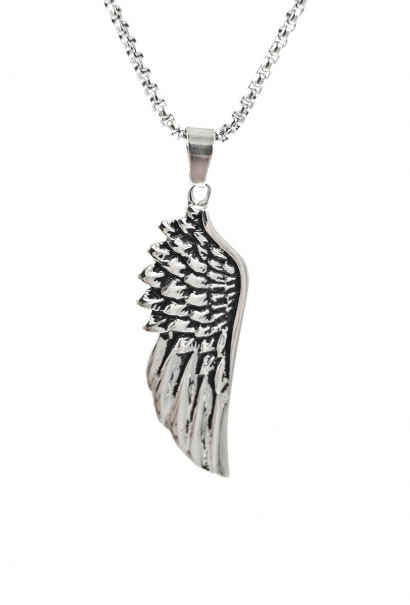 Mayorista MYLENE ET FELIX - Collar colgante ala collar hombre acero inoxidable