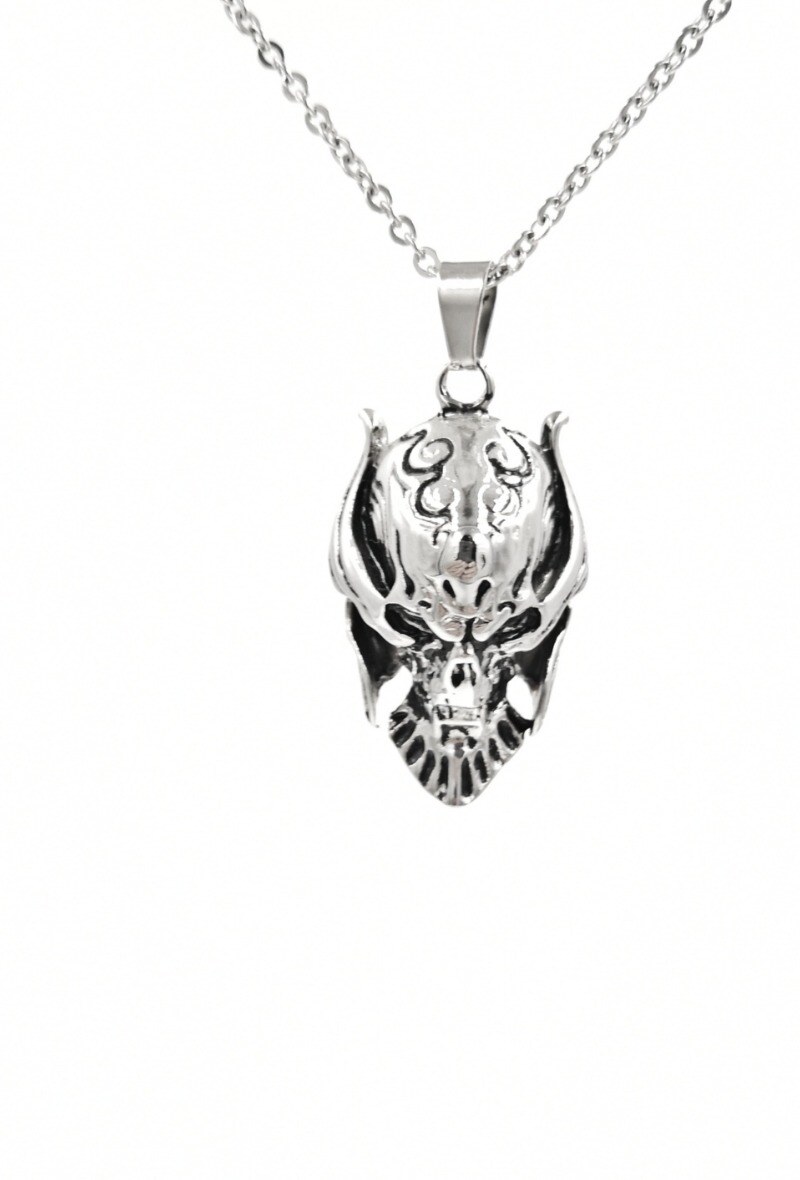 Mayorista MYLENE ET FELIX - Collar de calavera para hombre collar colgante de acero inoxidable