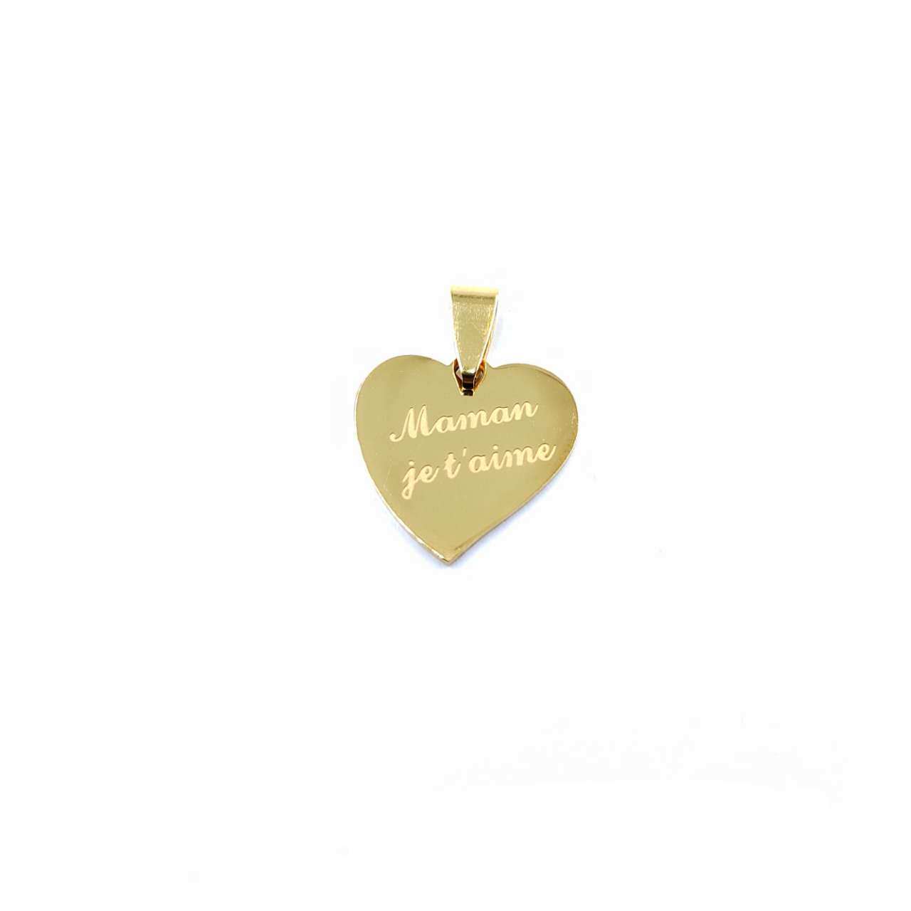 Grossiste MYLENE ET FELIX - Pendentif coeur maman