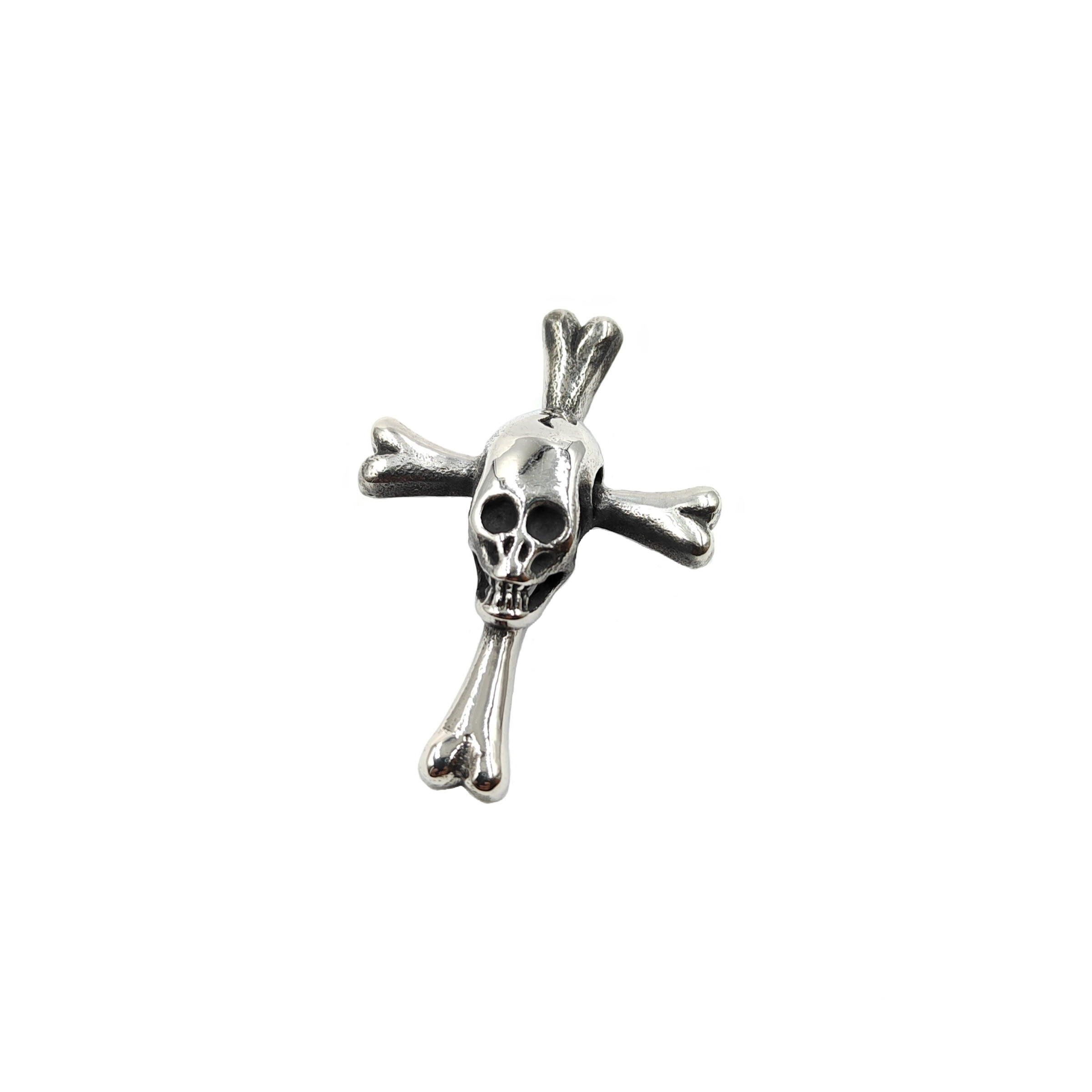 Grossiste MYLENE ET FELIX - Pendentif croix tête de mort