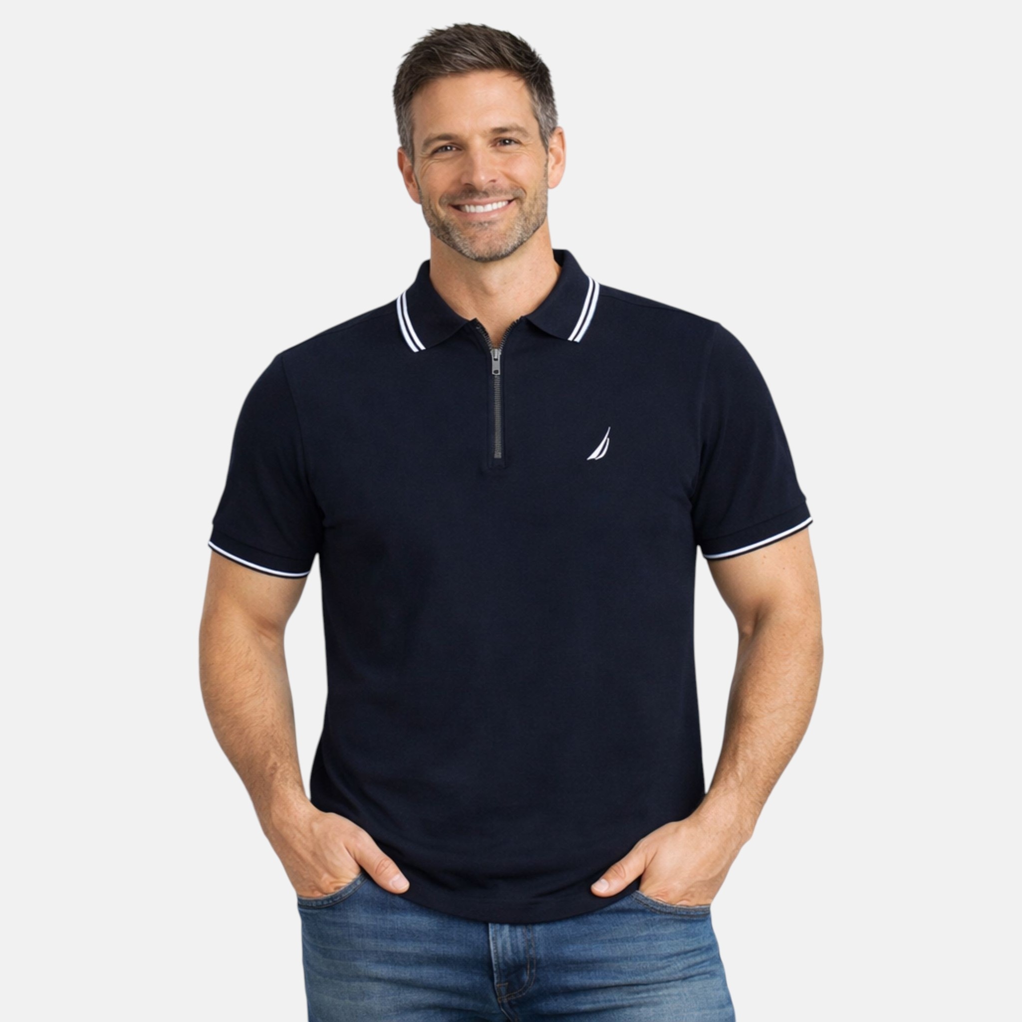 Wholesaler Nautica - Men's Nautica Short Sleeve Polo