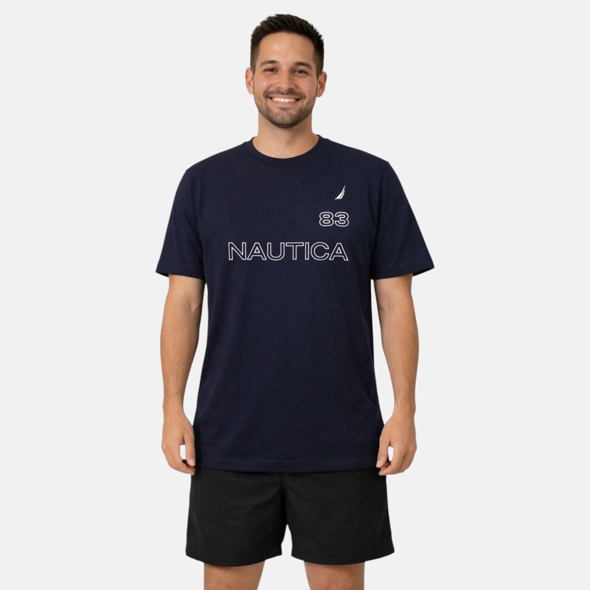 Großhändler Nautica - Nautica Herren T-Shirt mit kurzen Ärmeln von S bis XL