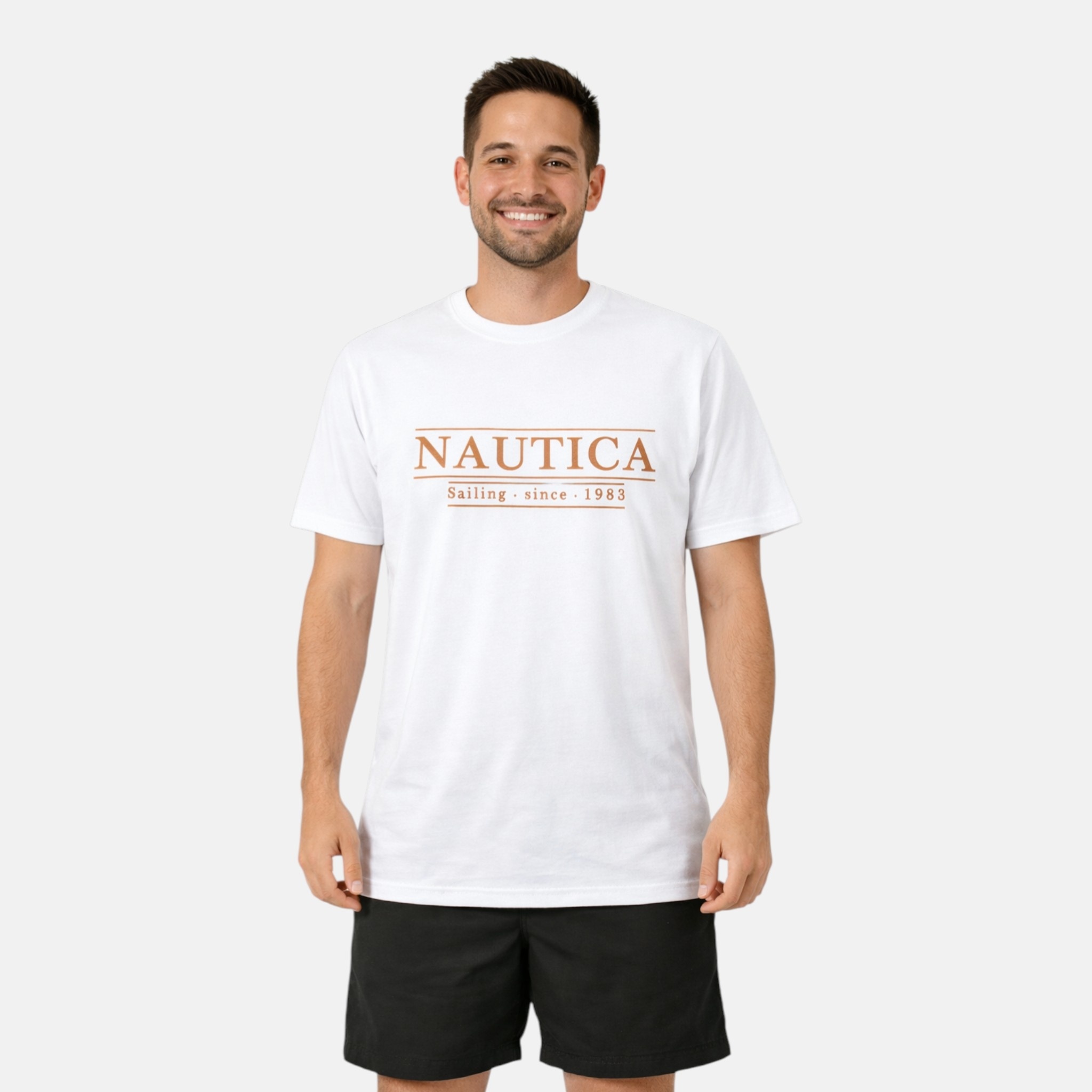 Großhändler Nautica - Nautica Herren T-Shirt mit kurzen Ärmeln von S bis XL