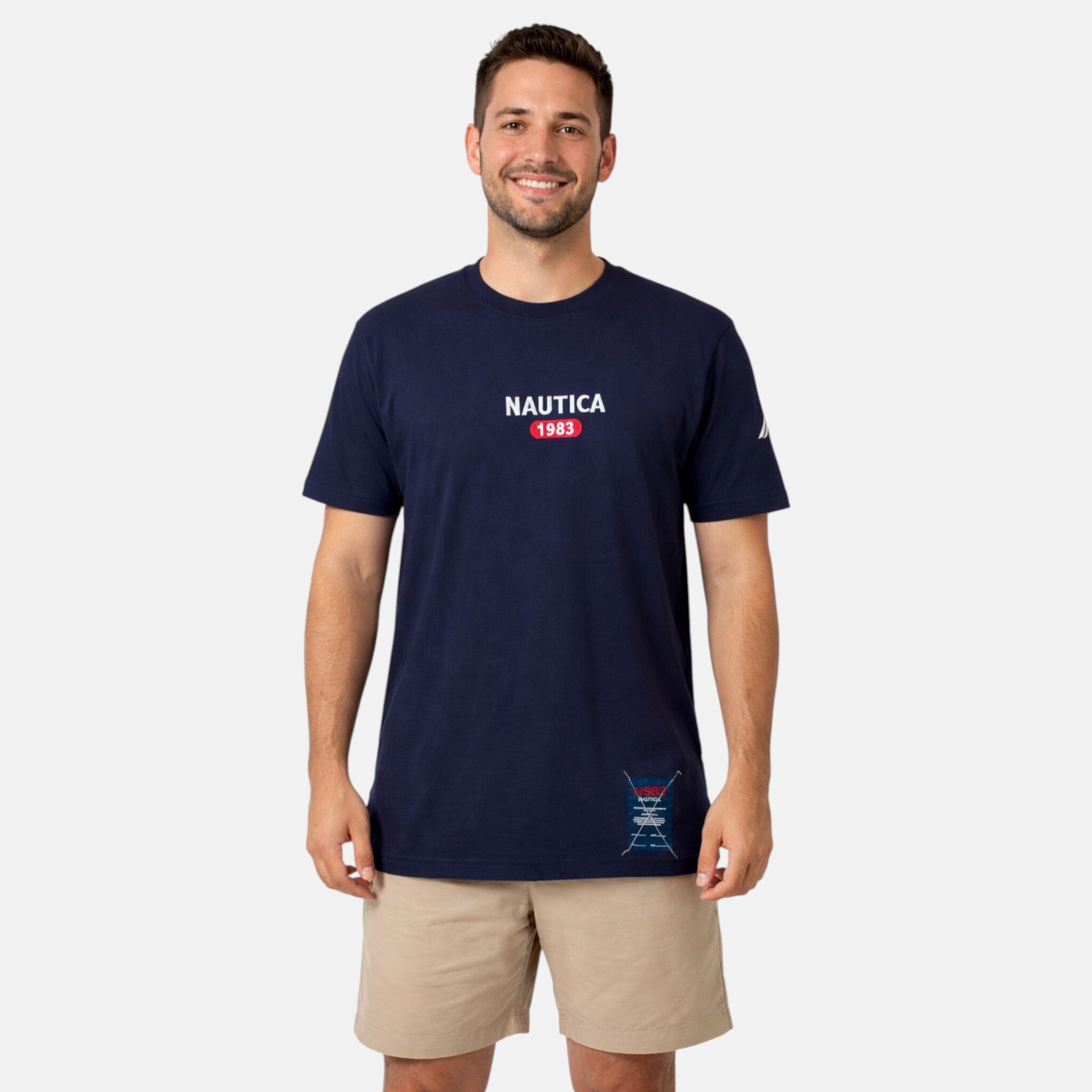 Großhändler Nautica - Nautica Herren T-Shirt mit kurzen Ärmeln von S bis XL