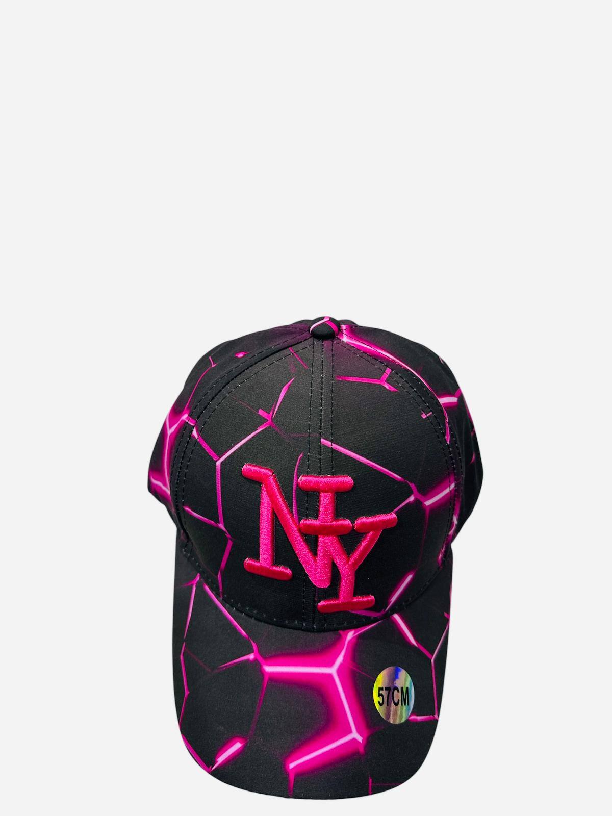 Mayorista NY - Gorra NY neón rosa fucsia para adolescentes/adultos