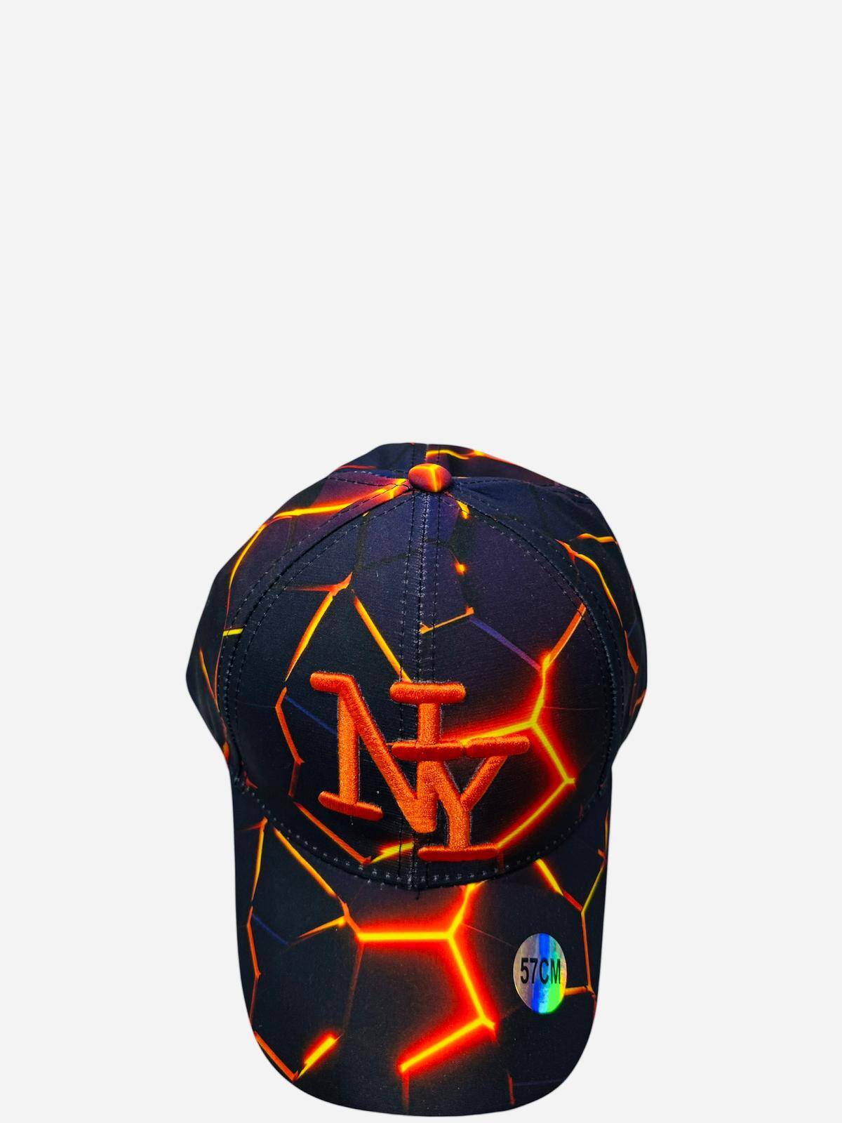 Großhändler NY - Neonorange NY Kappe für Jugendliche/Erwachsene