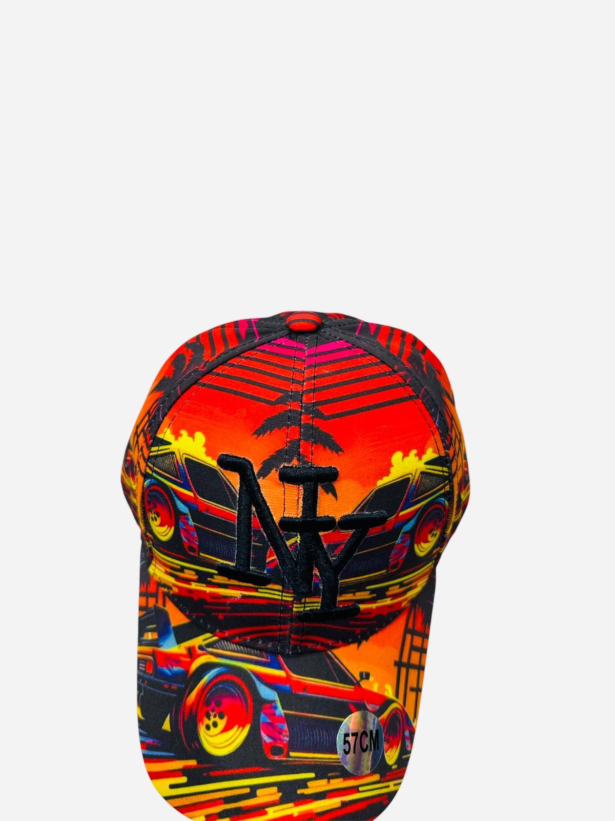 Mayorista NY - Gorra NY coche sol naranja adolescente adulto