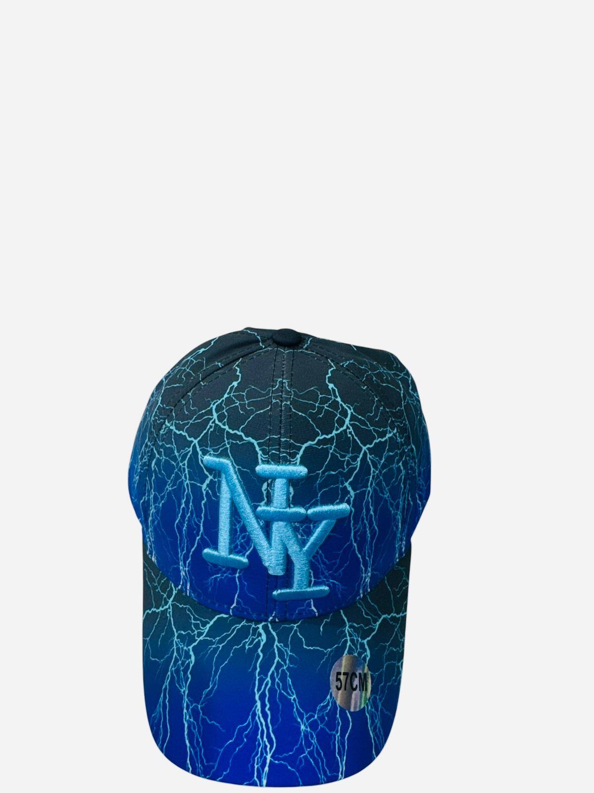 Grossiste NY - Casquette NY électricité bleu dur ados/adulte