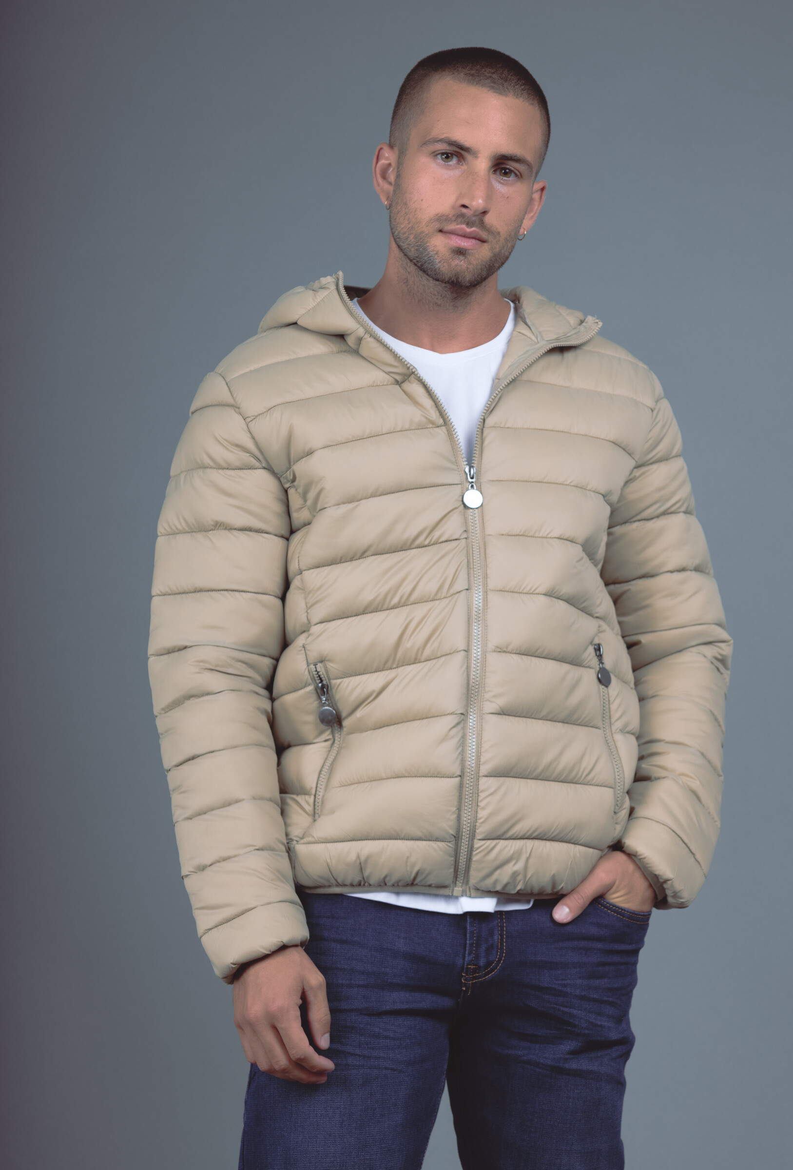 Wholesaler Omnimen - Lightweight Long Sleeve Down Jacket