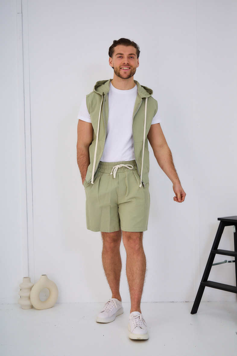 Wholesaler Omnimen - Sleeveless Hooded Cotton Sets