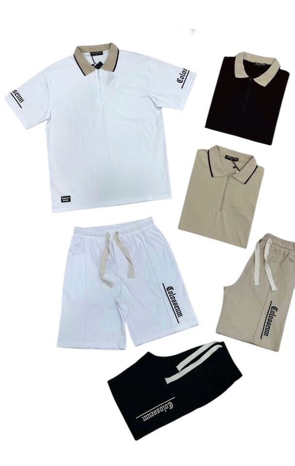 Wholesaler Omnimen - Zip & Short Polo Man together