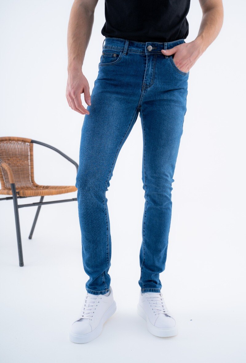 Wholesaler Omnimen - Slim washed basic jeans