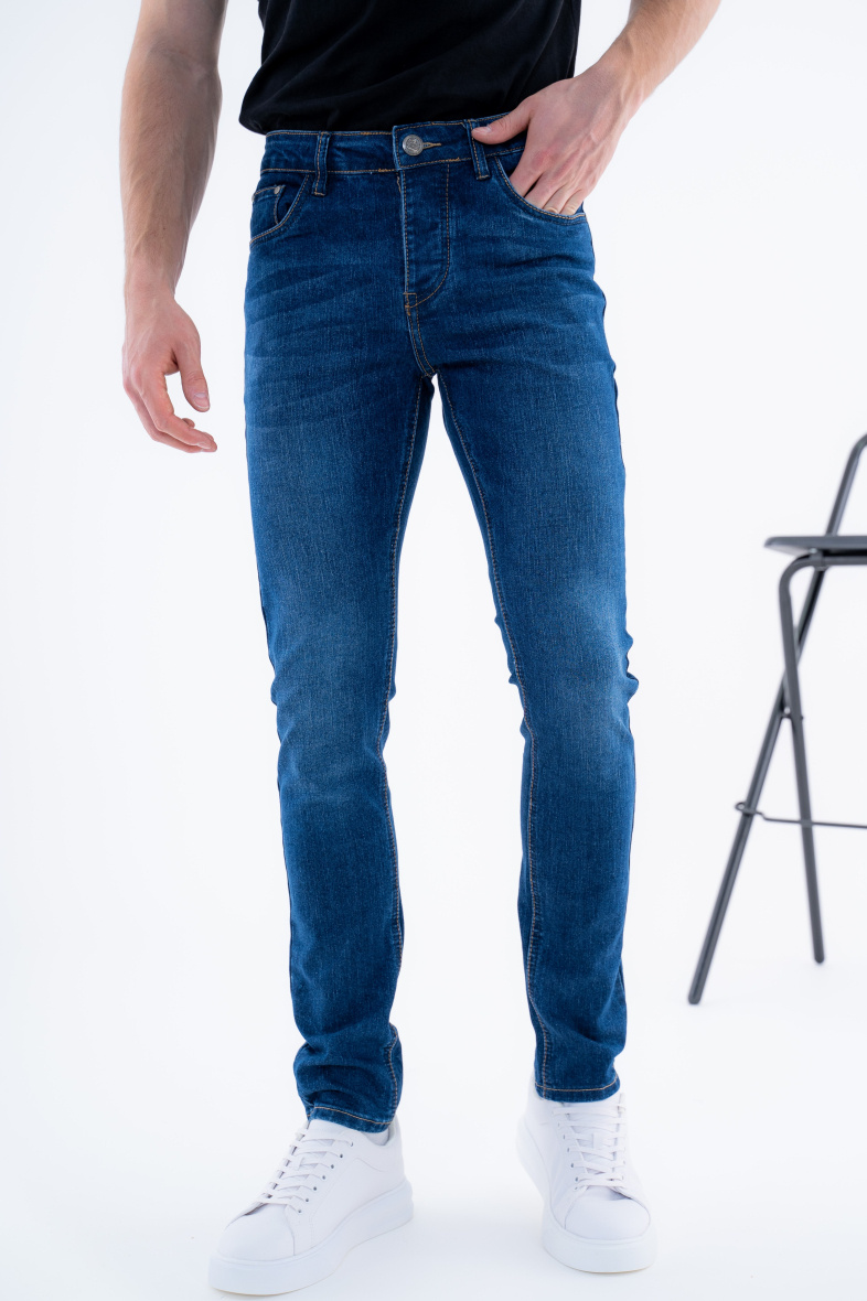 Wholesaler Omnimen - Men's Slim Washed Jeans
