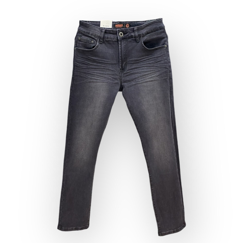 Wholesaler Omnimen - Regular Fit Jeans Charcoal gray