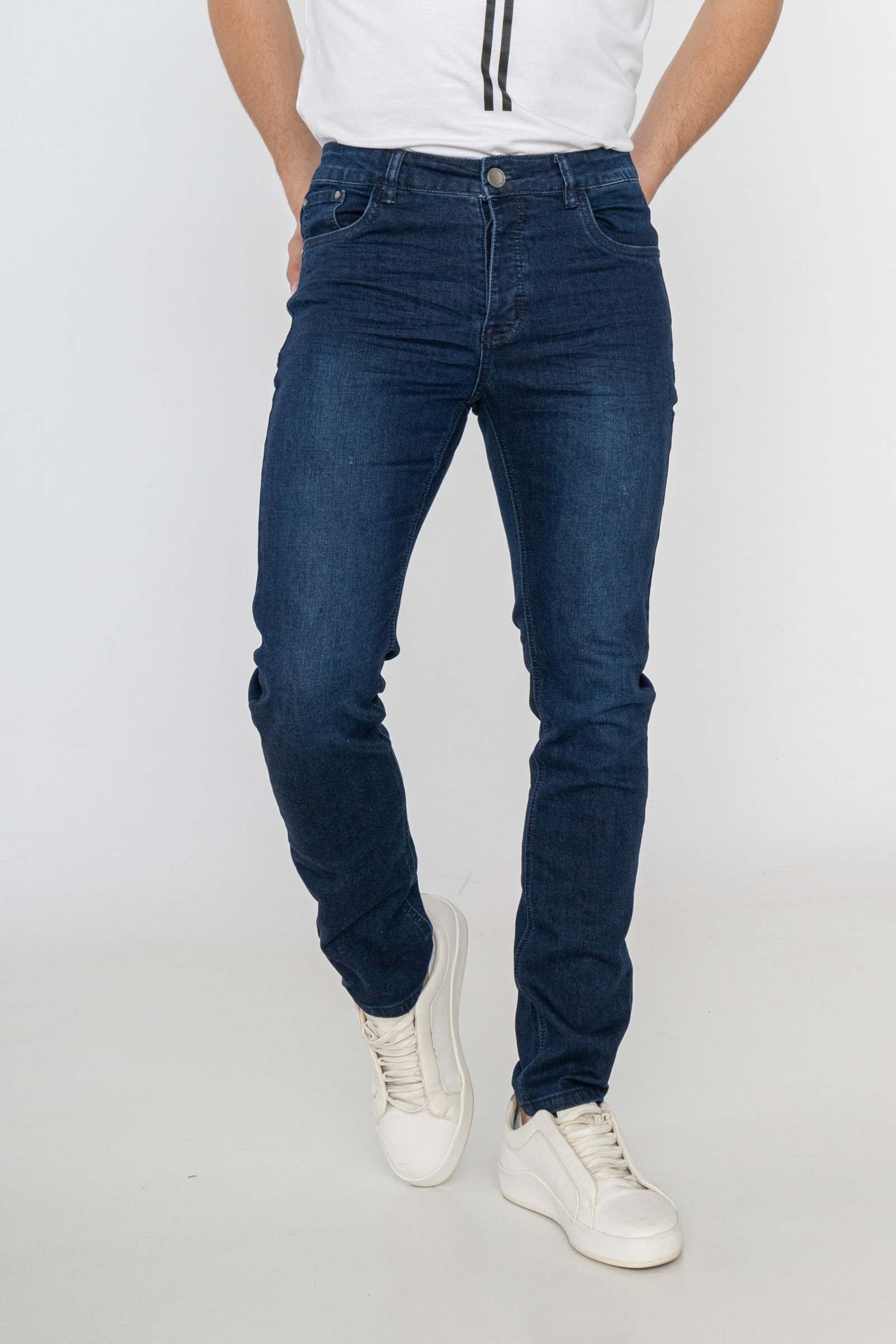 Grossista Omnimen - Jeans Slim Blu Denim da Uomo