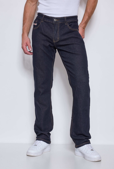 Grossiste Omnimen - Jean Coupe Régular Straight - Bleu Brut Grossiste Omnimen - Jean Coupe Régular Straight - Bleu Brut