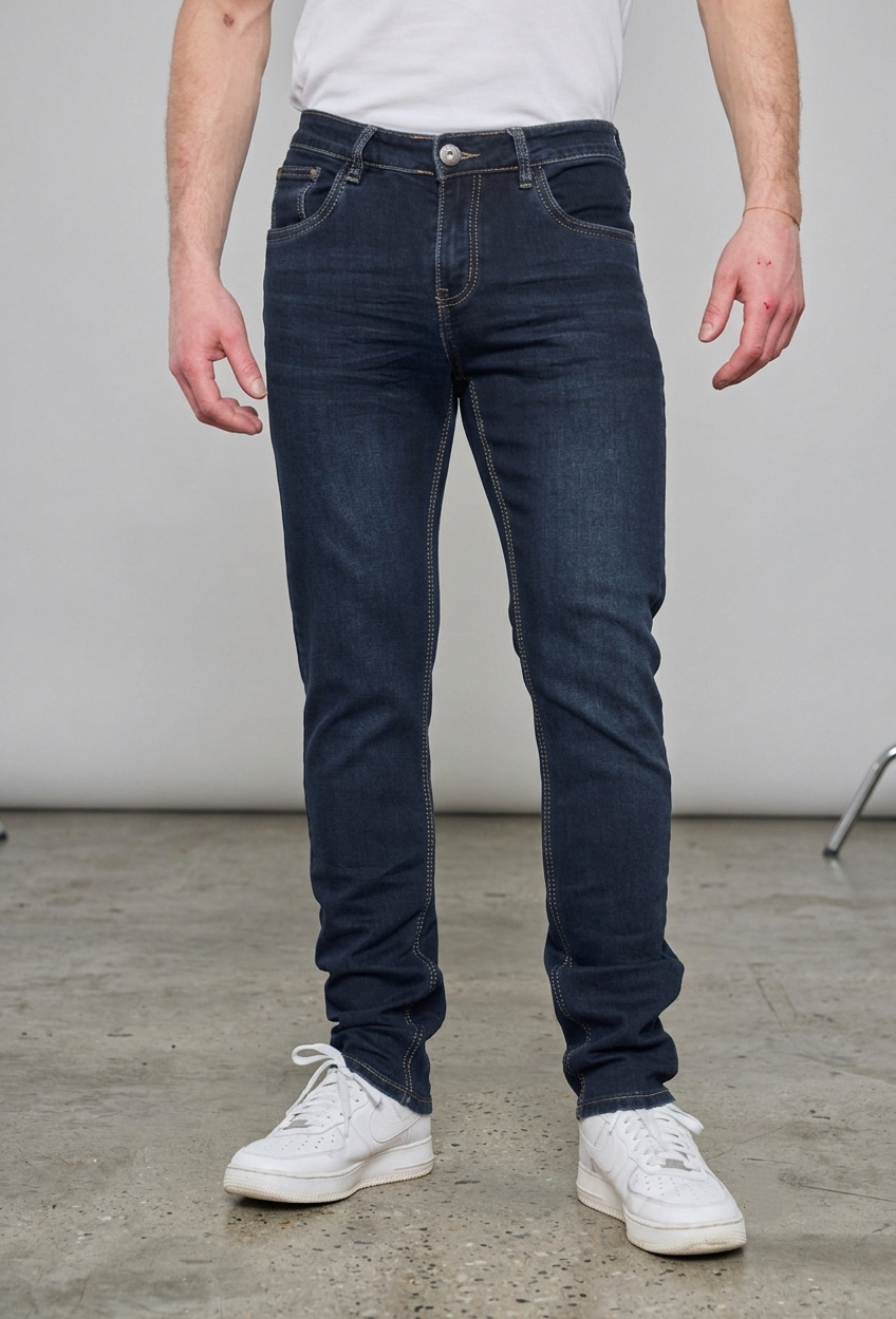 Großhändler Omnimen - Herren Slim Fit Jeans in Hellblau