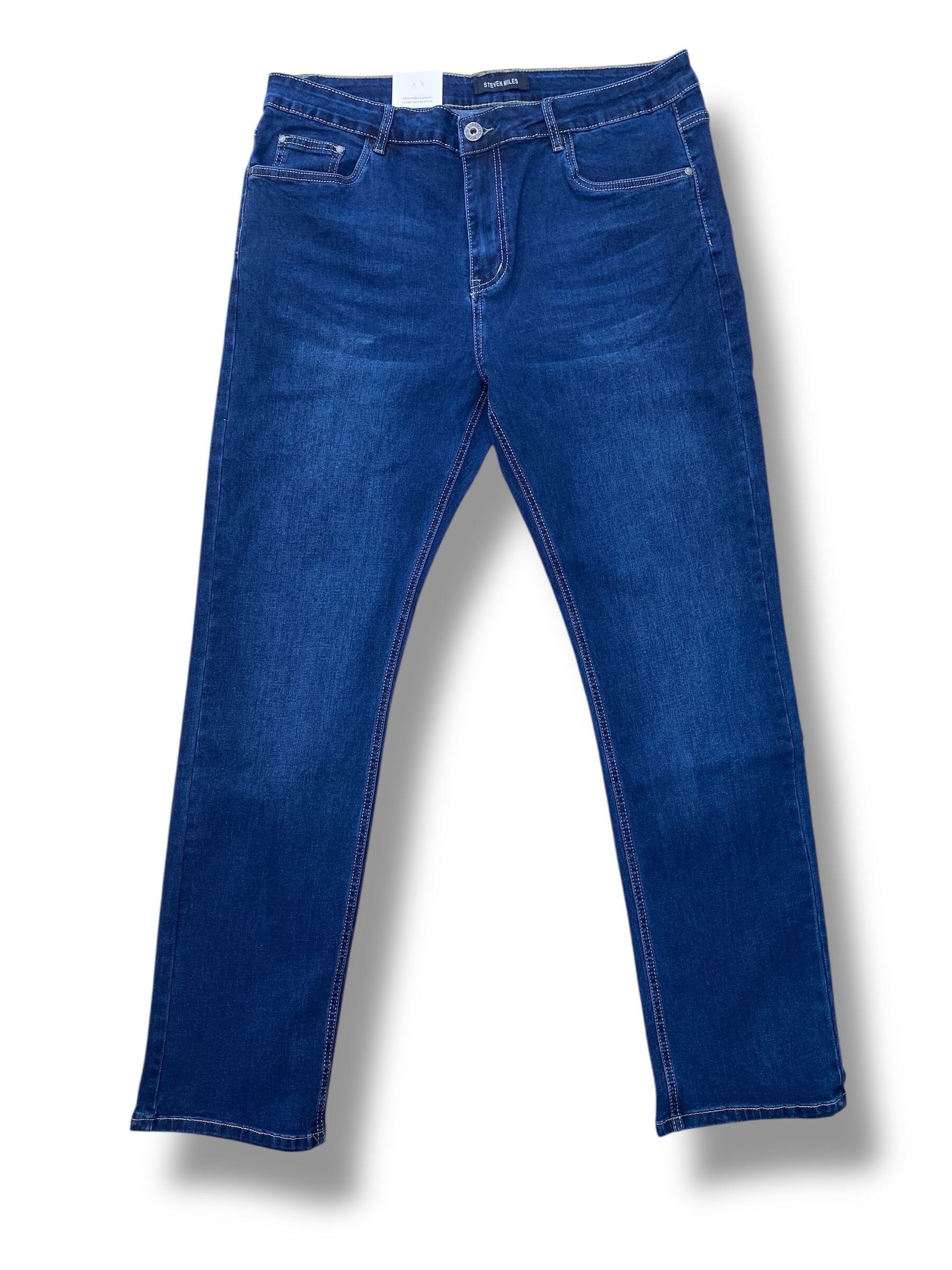 Großhändler Omnimen - Premium-Jeans in Übergröße, Hellblau – Ultimativer Komfort (US 40 bis 52)