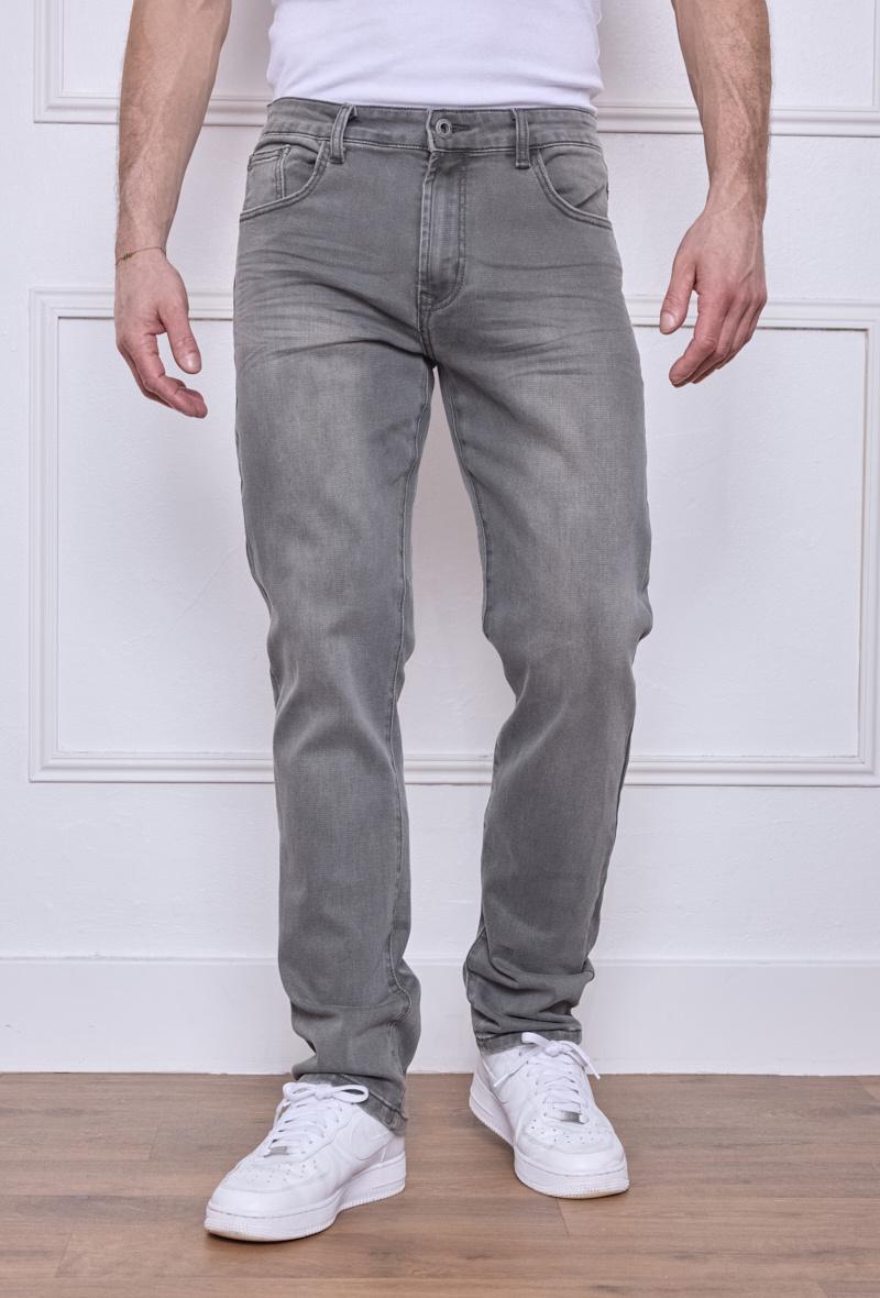 Mayorista Omnimen - Jeans Corte Recto - Color KAKI